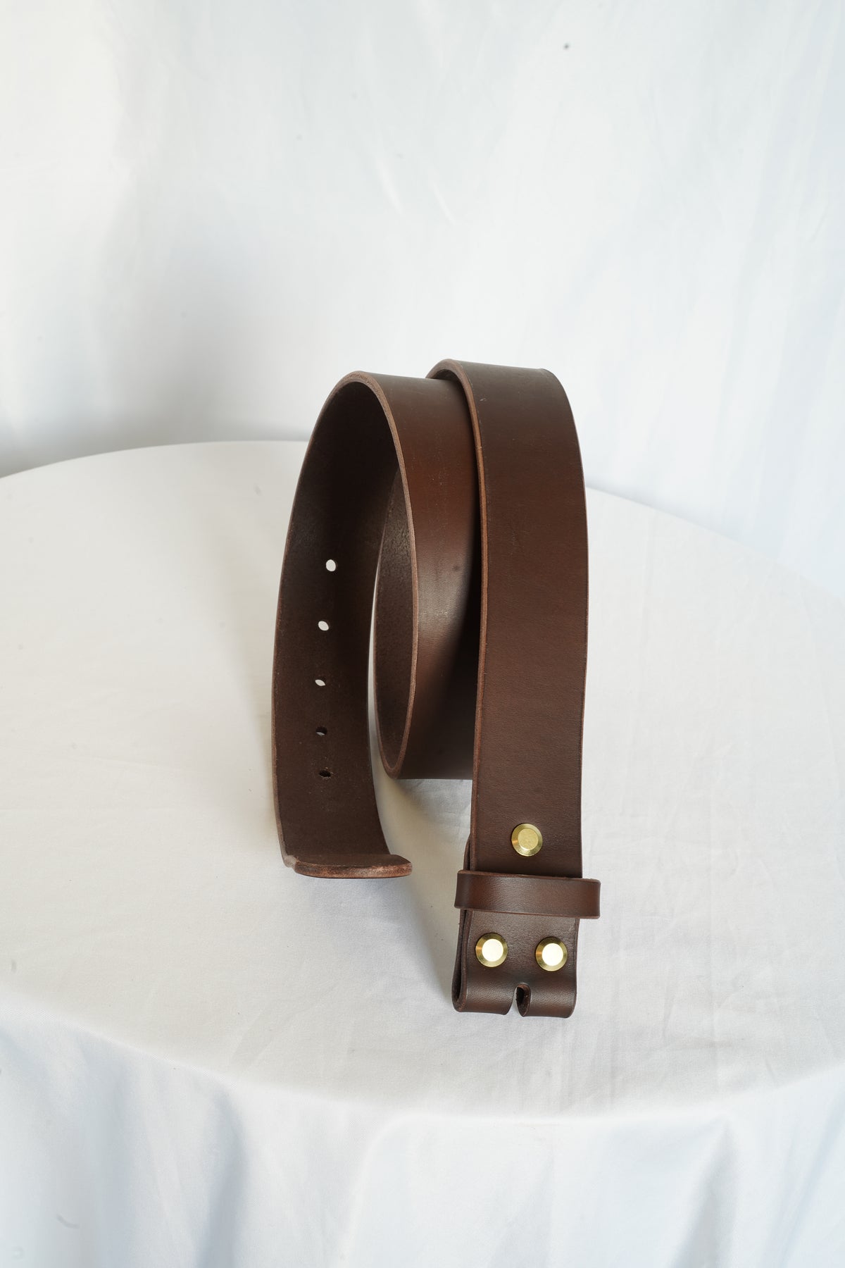 Gürtelriemen ohne Schnalle | Leder vegetabil gegerbt | Braun | Gürtel- Blank 2-4cm (Kopie)
