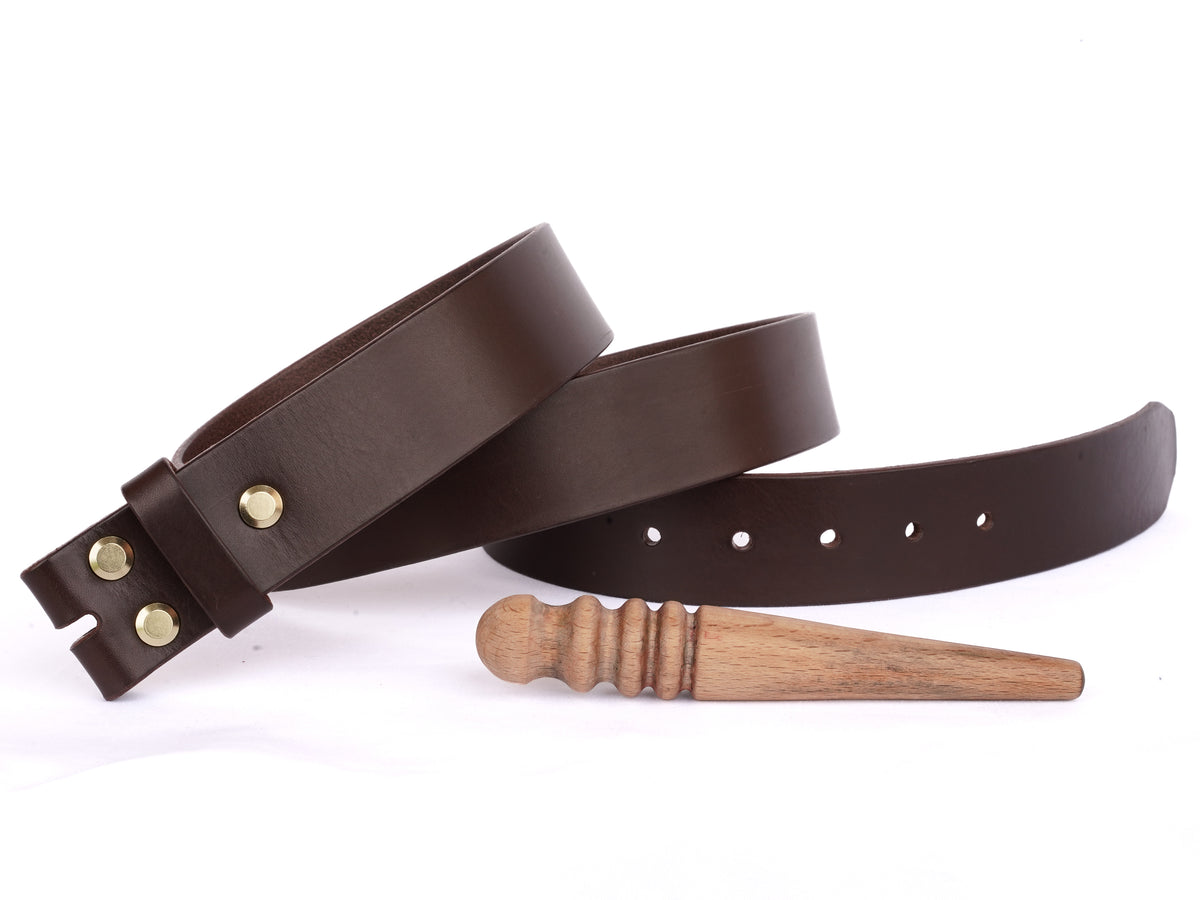 Belt strap without buckle | Vegetable-tanned leather | Handmade leather belt blank | Belt blank 2-4cm