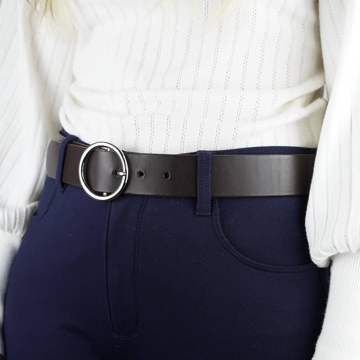 Custom-Made Leather Belt for women belt handmade women's leather belt | 3,8 cm jeans belt Vintage leather belt | Gift for her Luxury belt