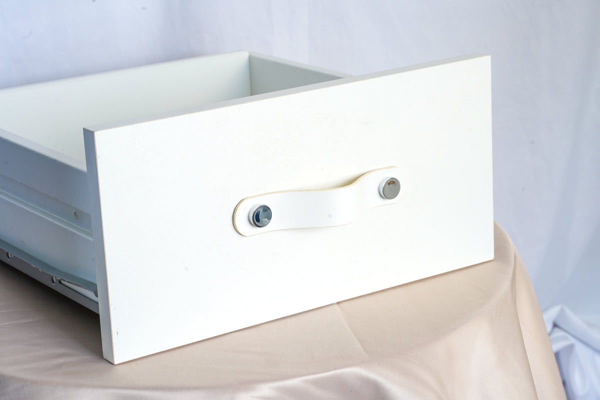 Poignées en cuir faites main | Boutons de tiroir et de meuble | Pour IKEA Pax Kallax Hemnes | Cuir tanné végétal | Fabriqué en Allemagne