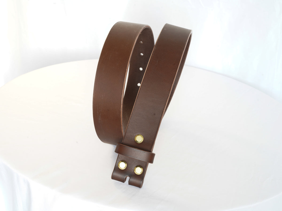 Gürtelriemen ohne Schnalle | Leder vegetabil gegerbt | Braun | Gürtel- Blank 2-4cm (Kopie)