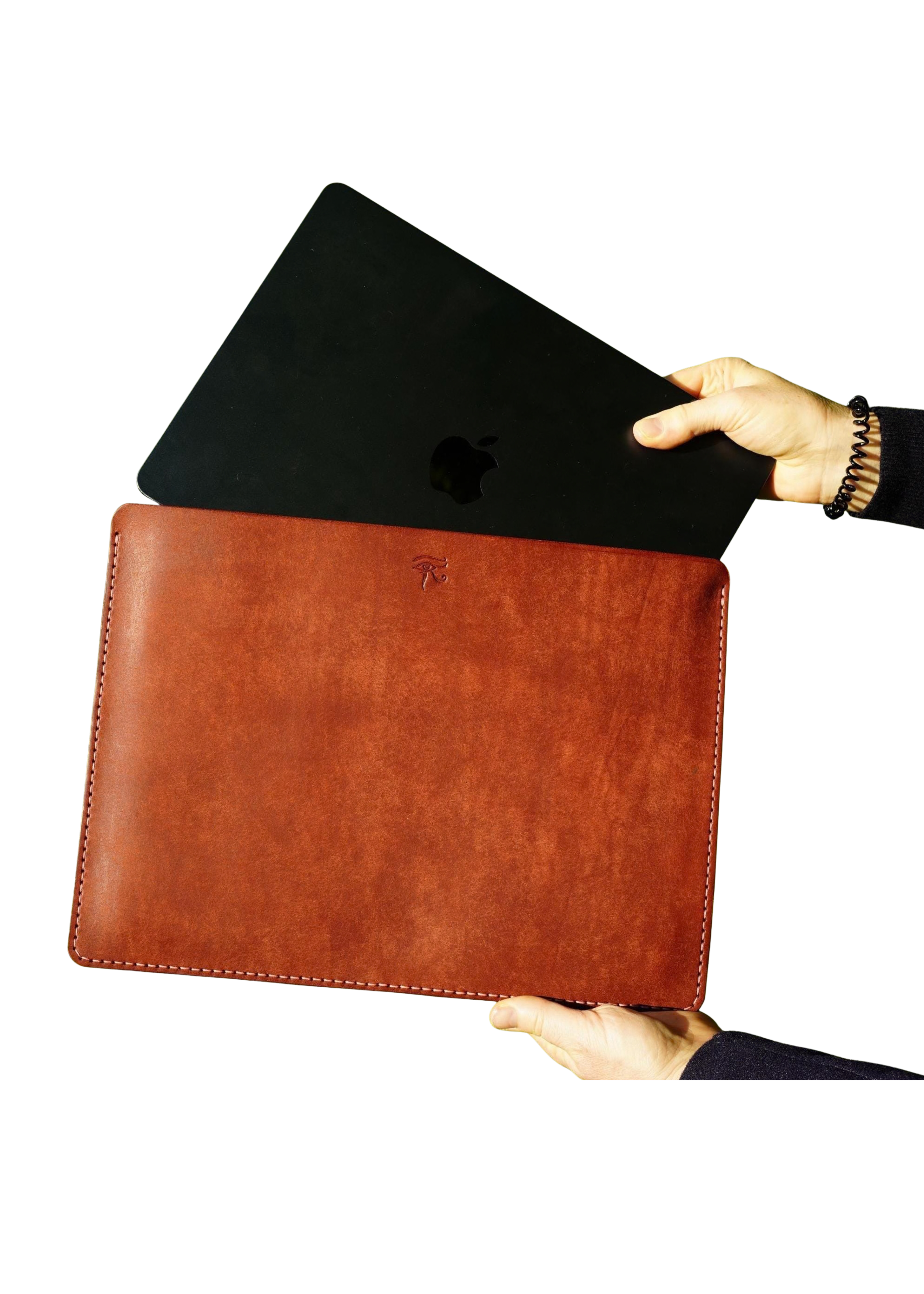 Handmade leather MacBook case | MacBook sleeve for Air Pro 13-16" | Vegetable-tanned iPad case | Made in Germany