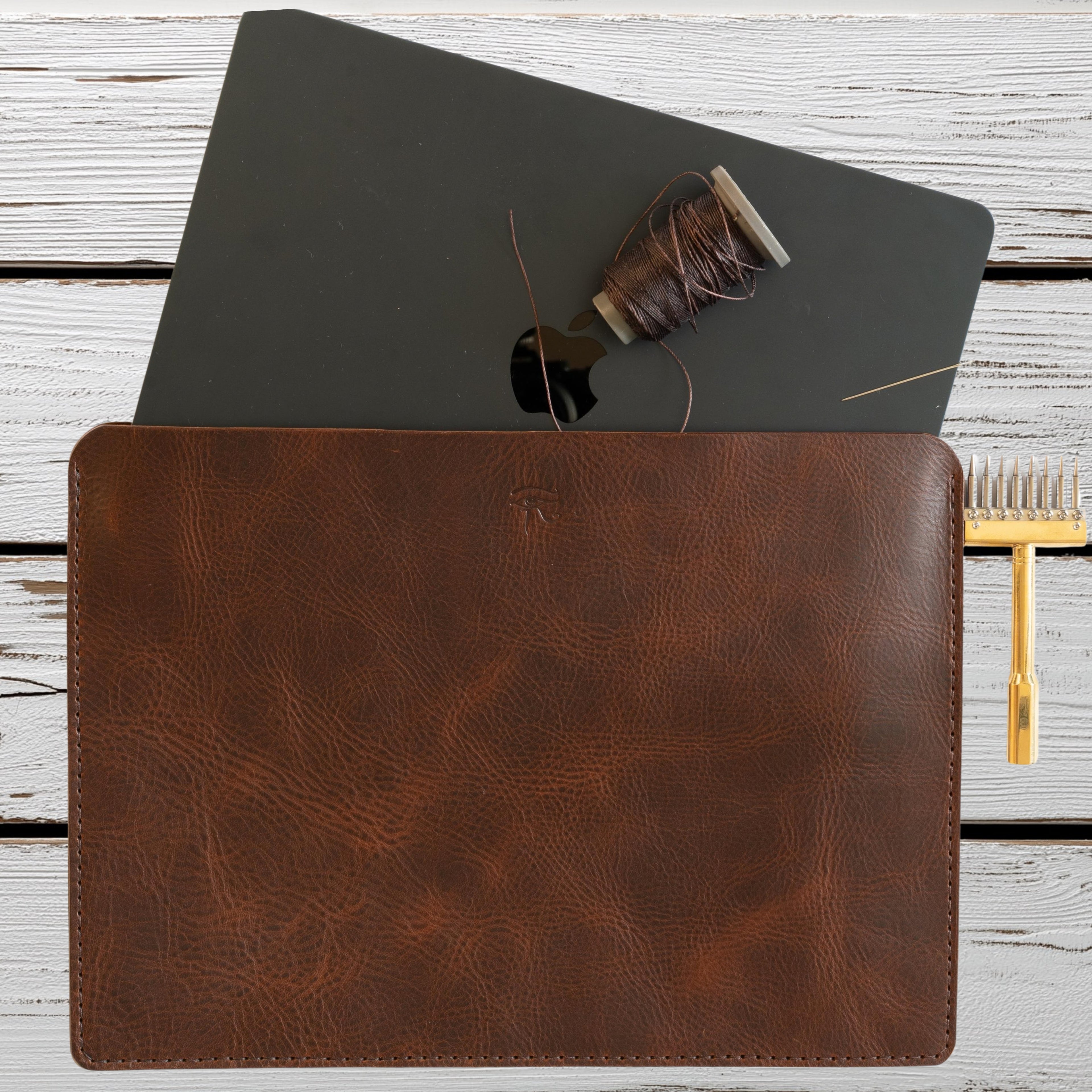 Leather MacBook sleeve | Badalassi Carlo