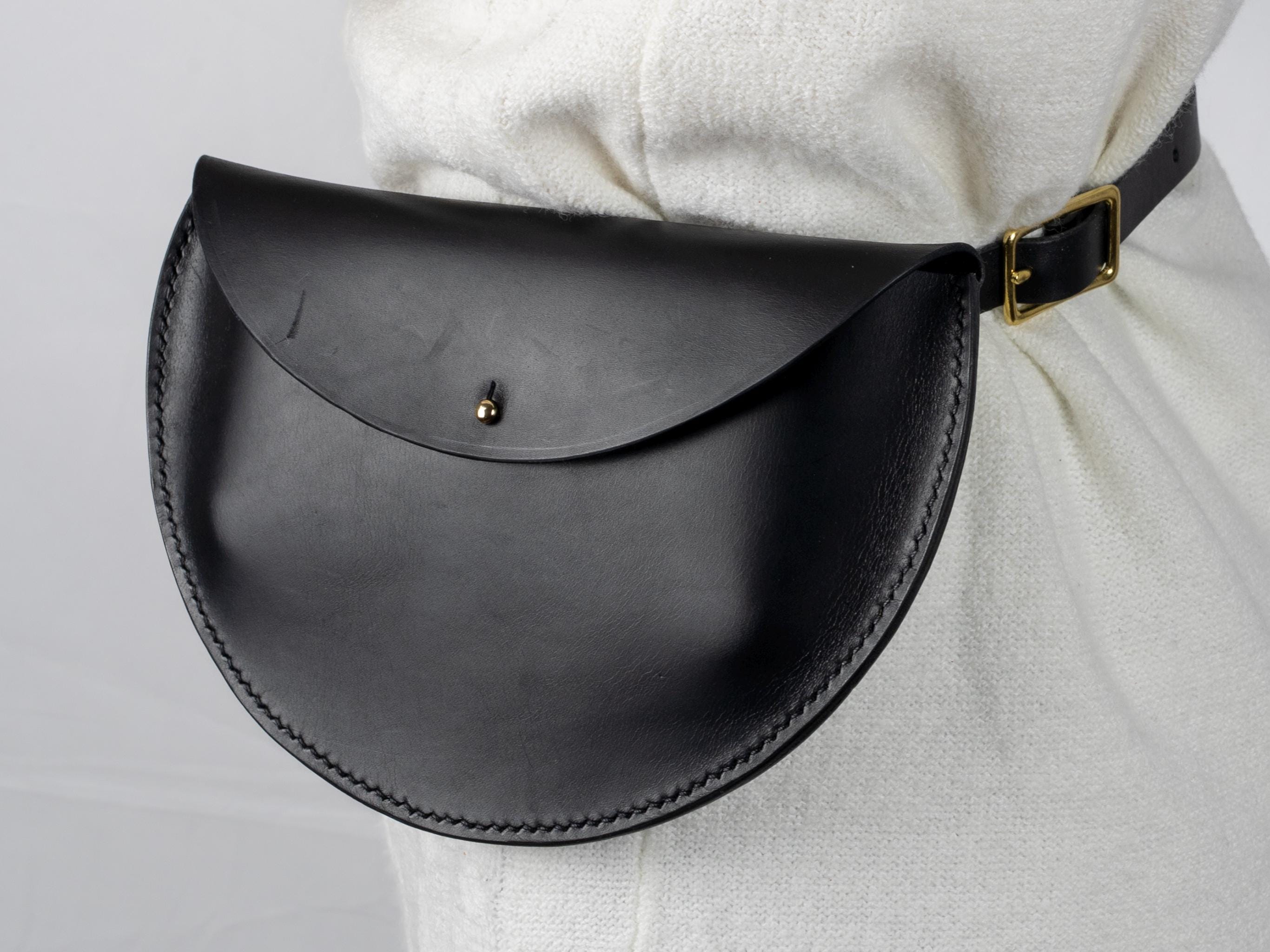 Leder Umhängetasche Gürteltasche Hüfttasche aus Leder Lederclutch Leder Bauchtasche | Leder Bauchtasche
