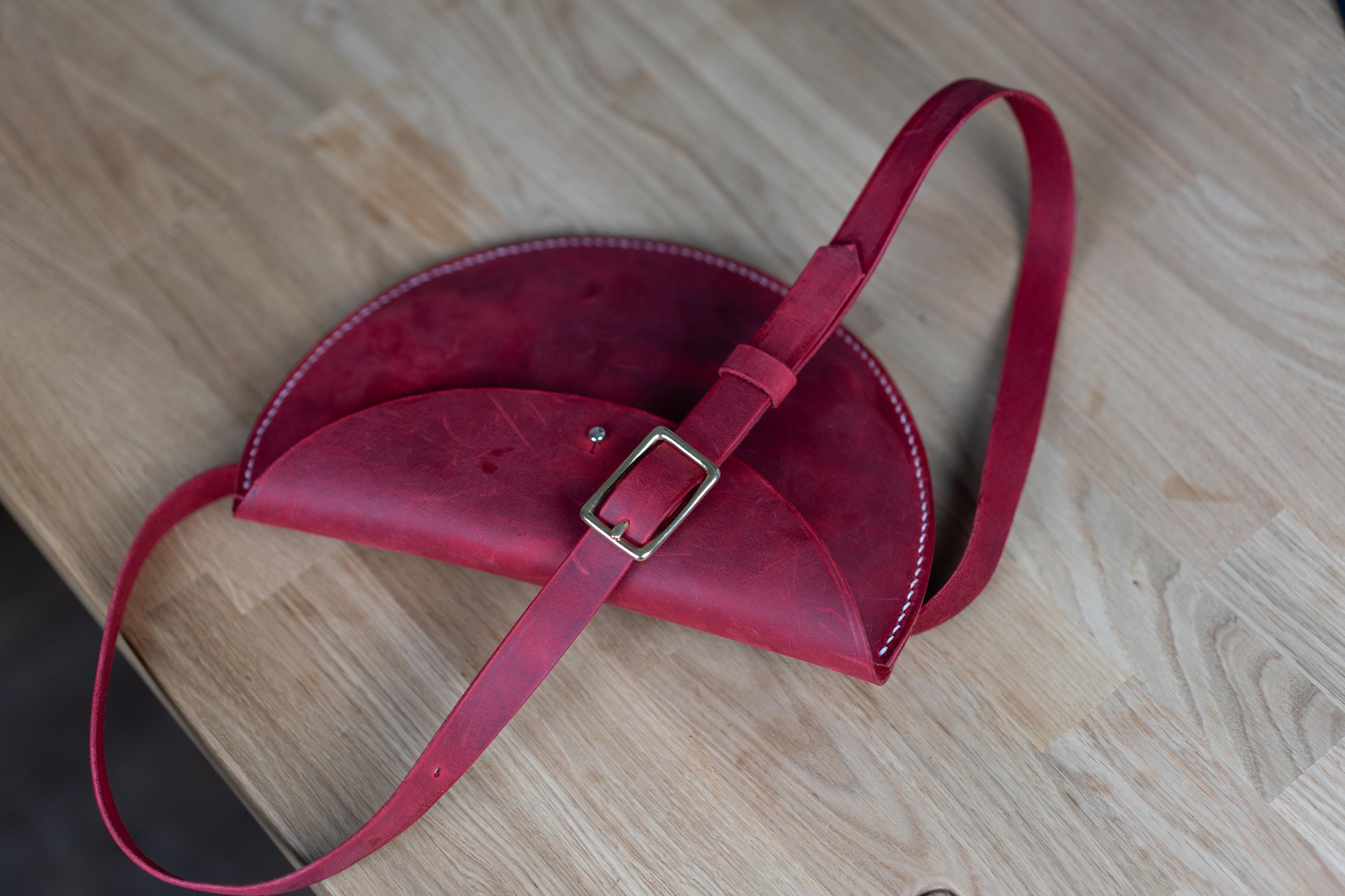 Leder Umhängetasche Gürteltasche Hüfttasche aus Leder Lederclutch Leder Bauchtasche | Leder Bauchtasche