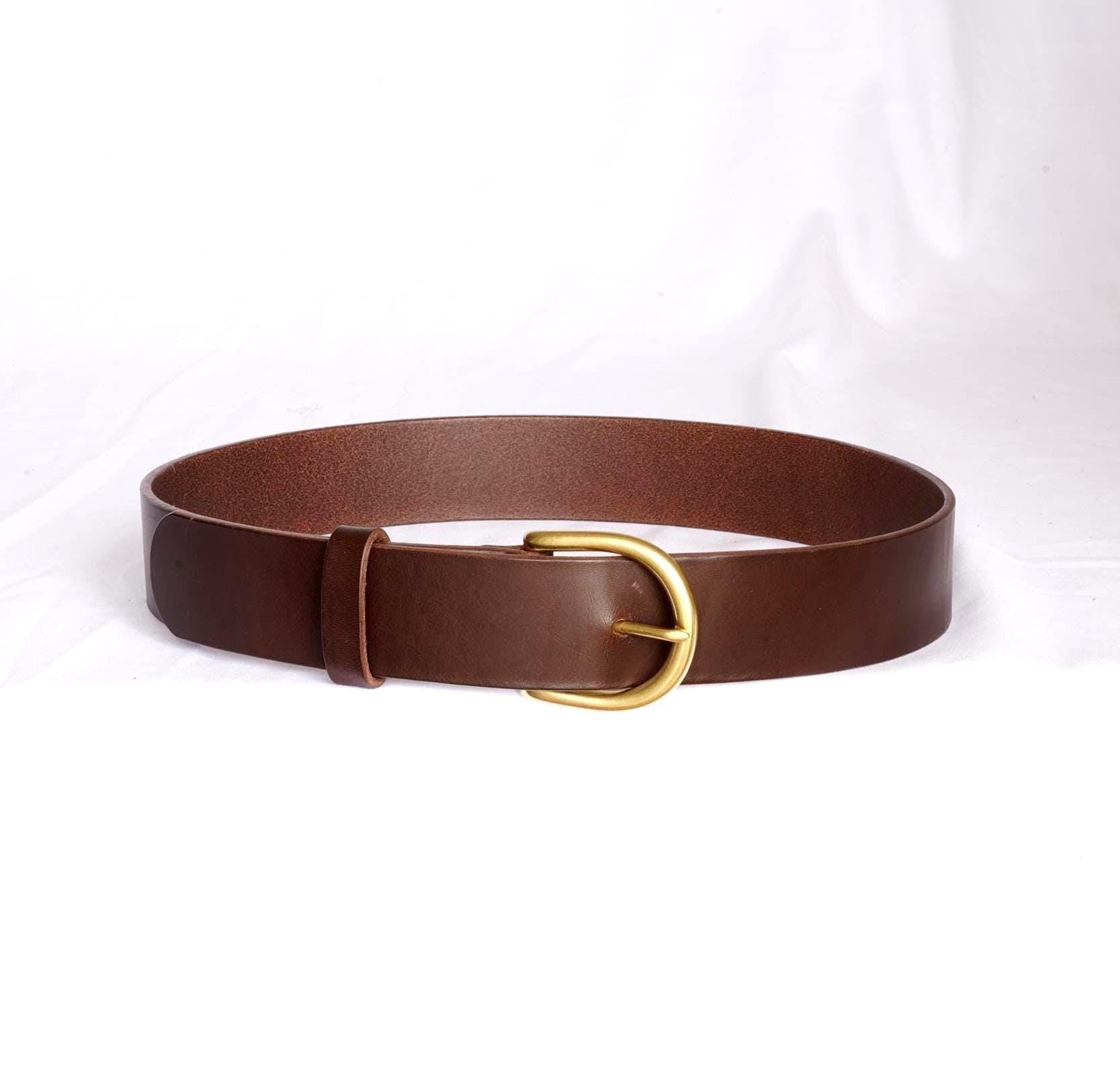 Custom-made leather belts for jeans belt Classic belt – 3,8 cm premium Leather belt . made in Germany