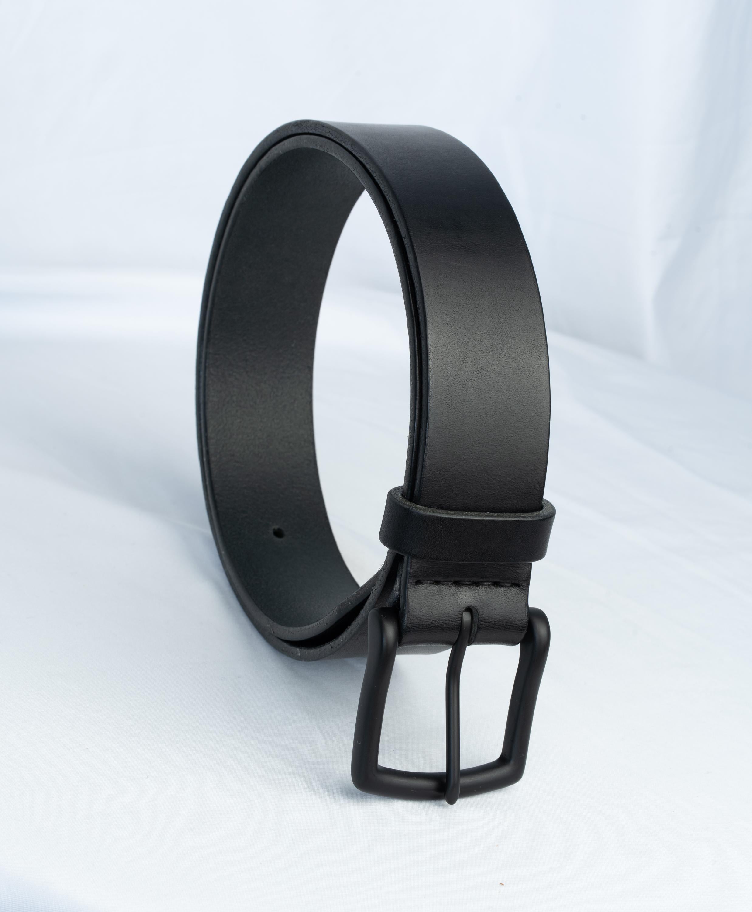 Men leather belt costum-made belt for men leather belt vintage leather black belt / 3,8 cm leather belt