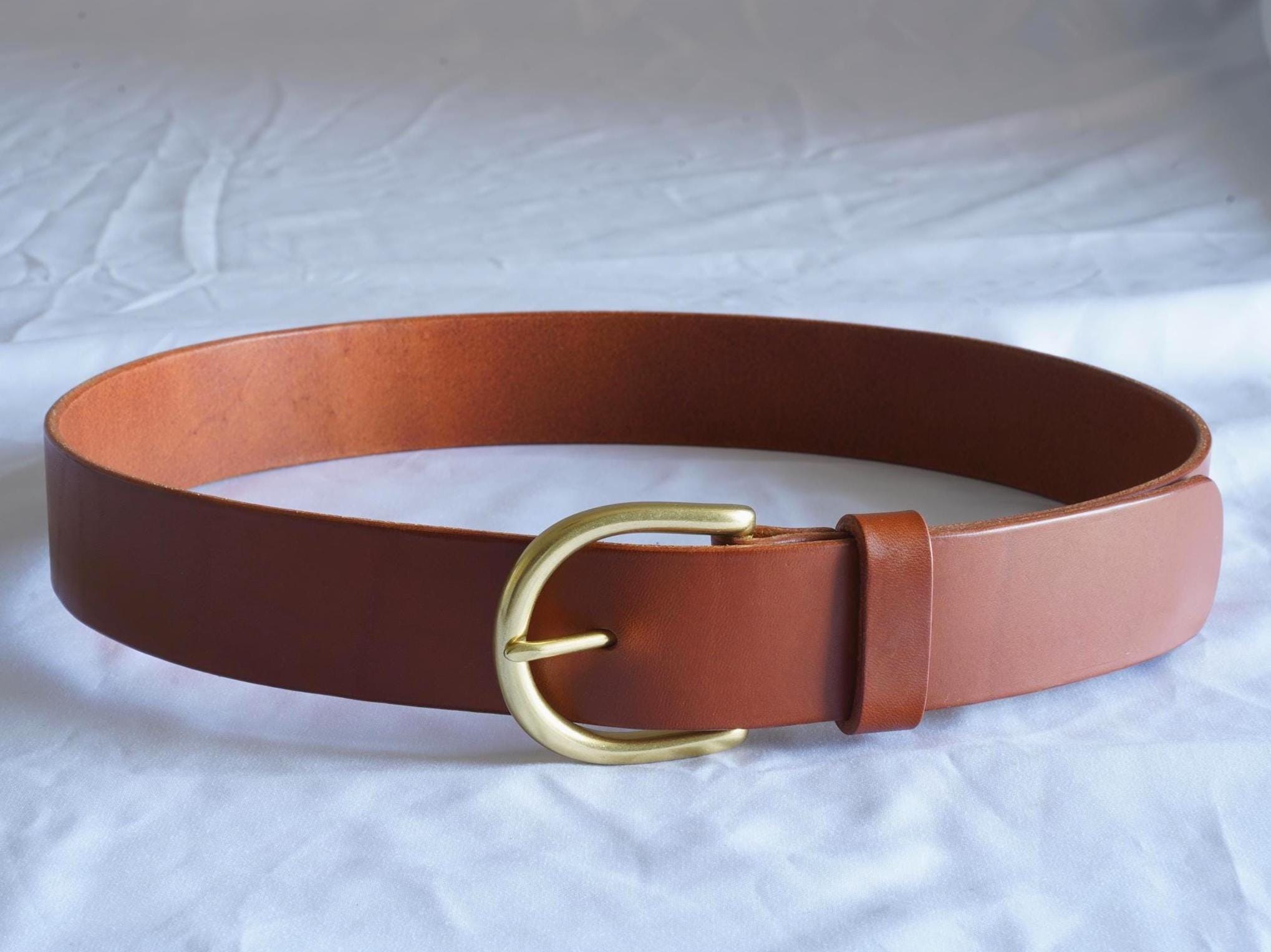 Custom-Made Leather Belt for women belt handmade women's leather belt | 2, 2,5, 3,2, 3,8 cm jeans belt Vintage leather belt | Gift for her