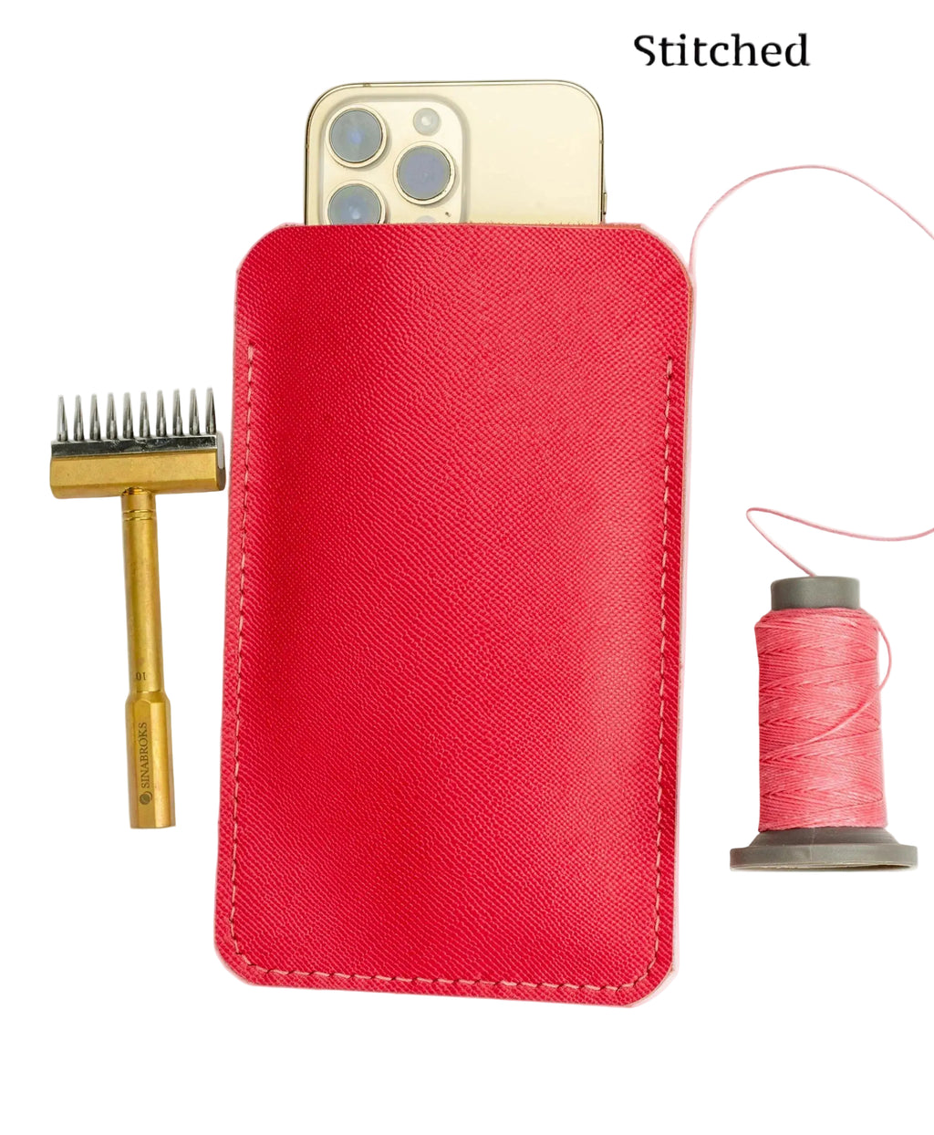 Hand-stitched Leather Case for Your Smartphone - iPhone Case, Every Stitch Sewn by Hand • iPhone Etui