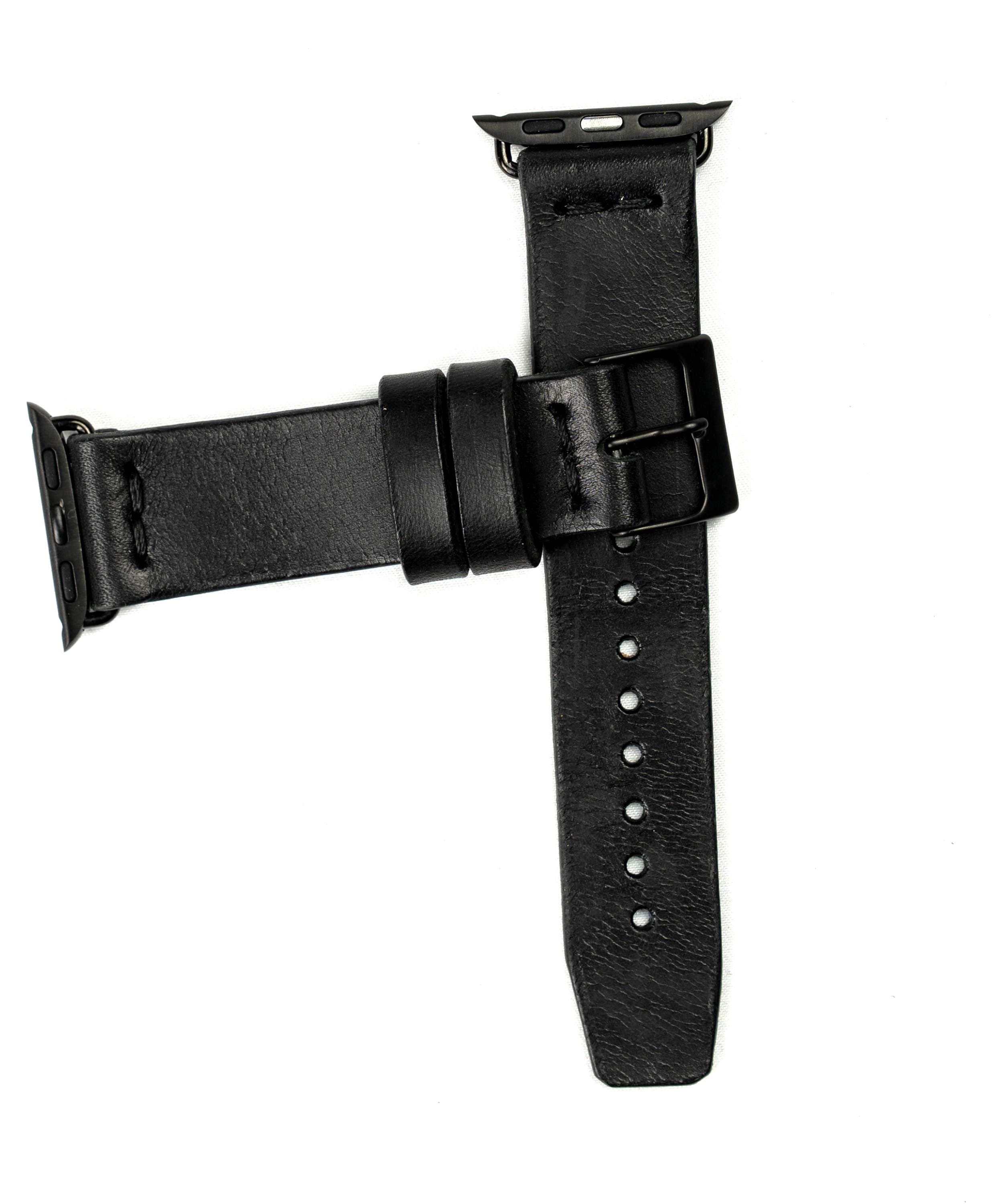 Handmade Leather Band for Apple Watch | Vegetable Tanned Leather | Watch Strap for Her & Him | Handmade in Germany | Gift for Apple Watch