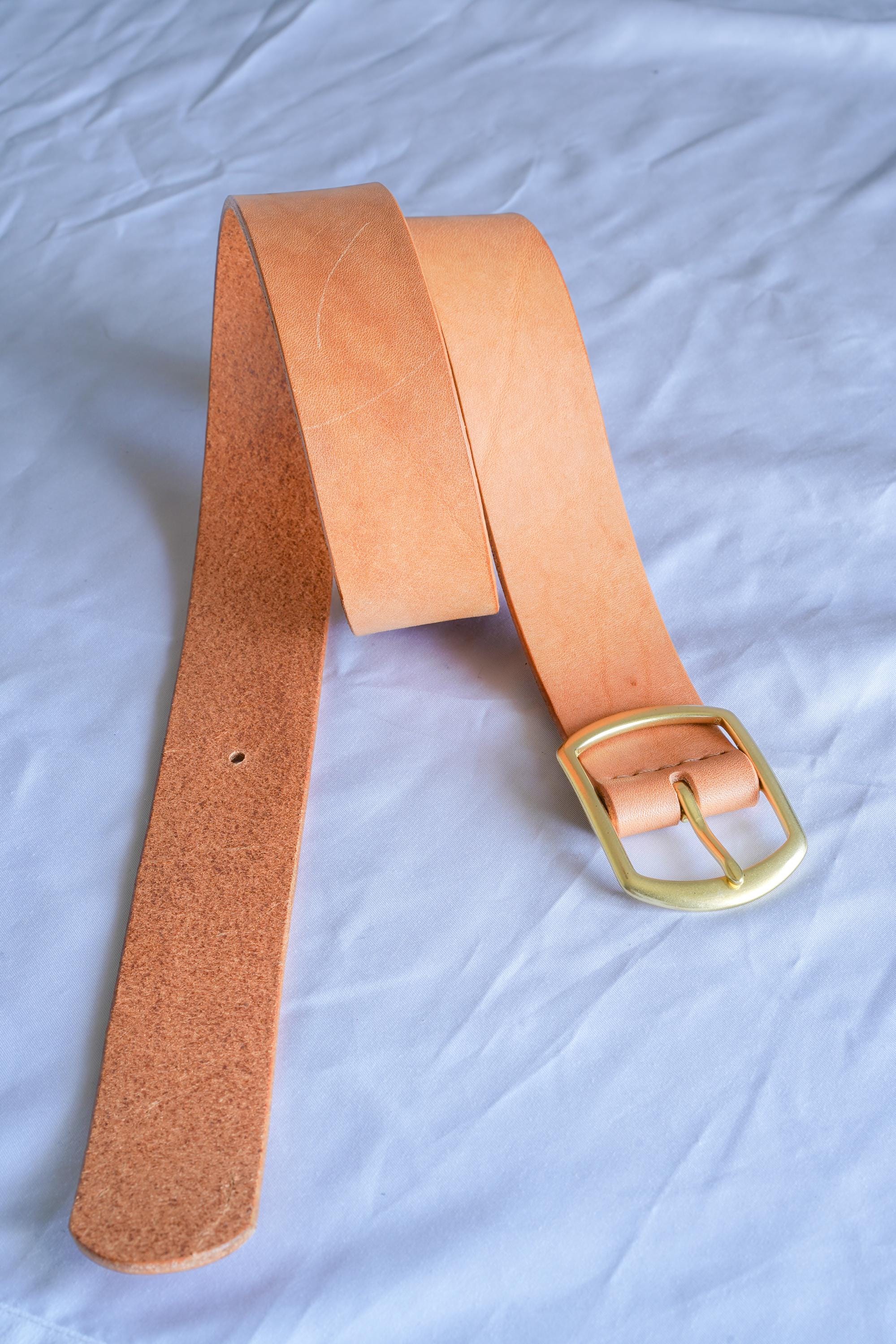 Custom made belt for women belt Vegetable-Tanned Tuscan Leather | 3,8 cm women belt for jeans belt for women vintage belt