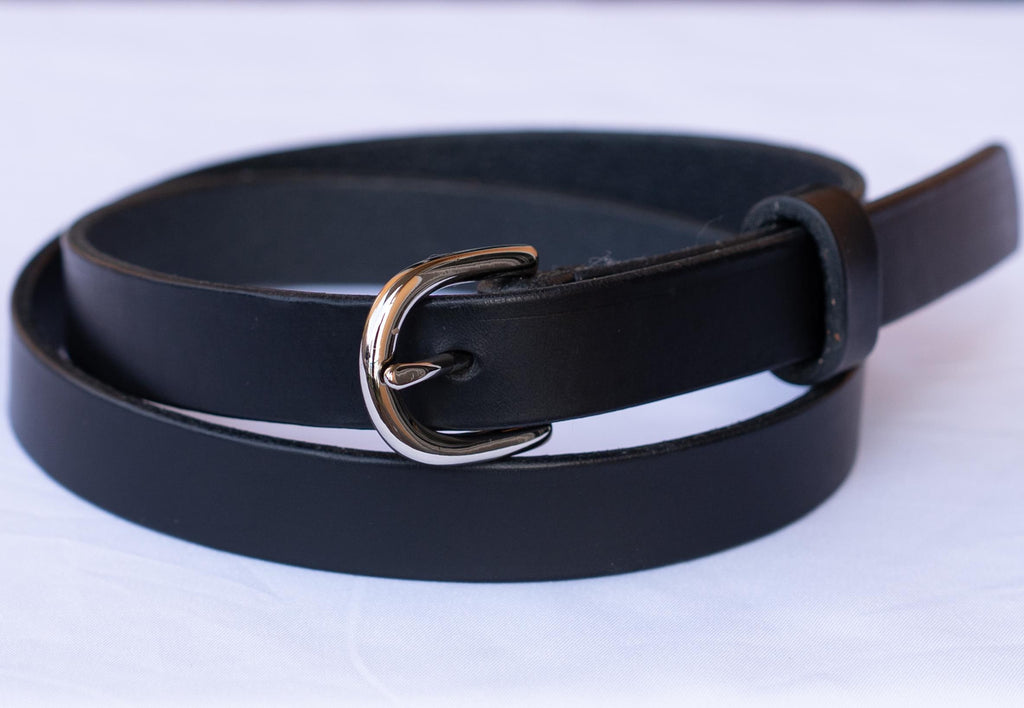 Custom-Made Leather Belt for women belt handmade leather belt | 2/ 2,5 / 3,2 / 3,8 cm jeans belt Black leather belt | Gift for her