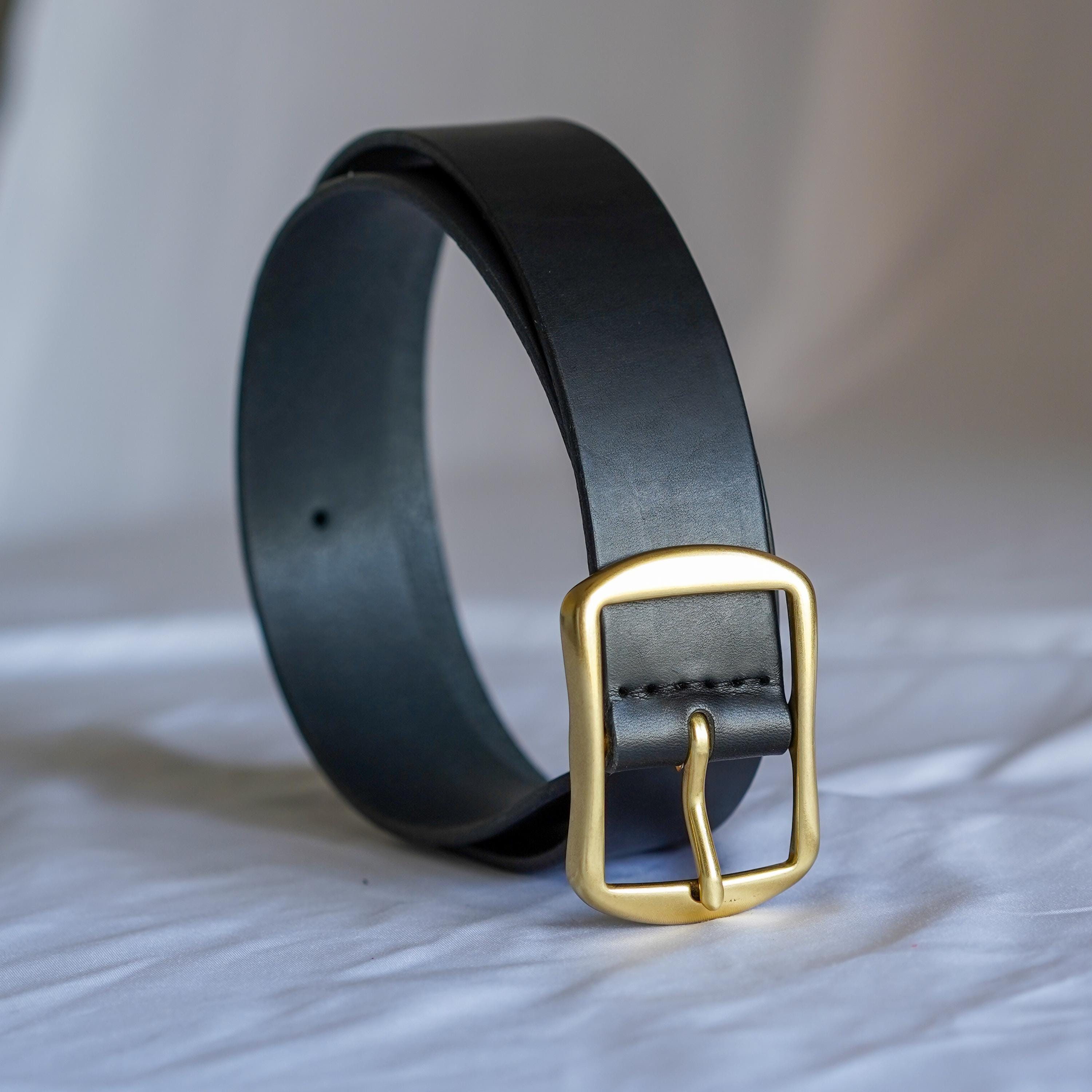 Black Leather Belt for women belt brown jeans belt | 3.5, 4 cm Vintage leather belt | Gift for her Luxury women belt | Custom-Made Belt wome