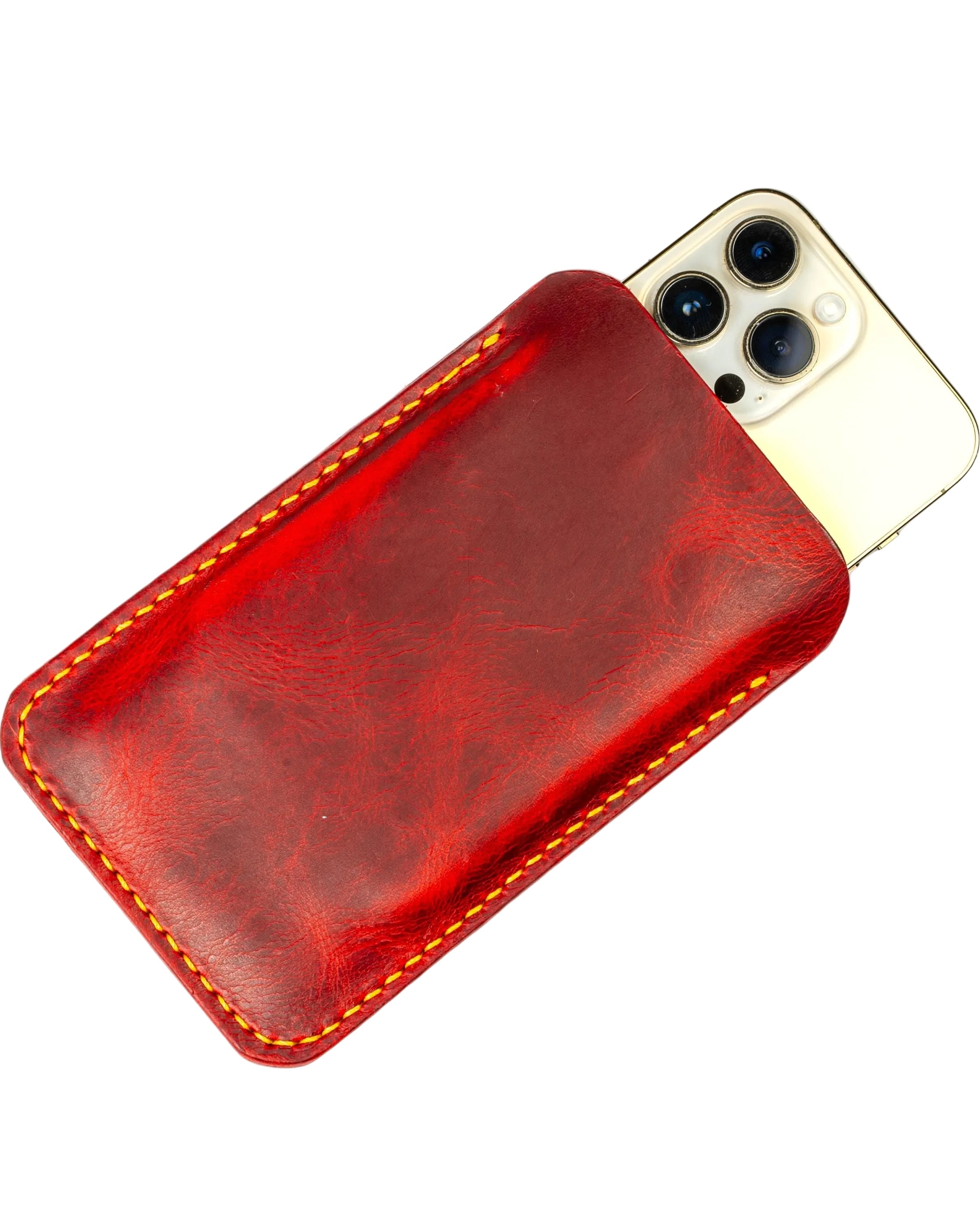Hand-stitched Leather Case for Your Smartphone - iPhone Case, Every Stitch Sewn by Hand • iPhone Etui