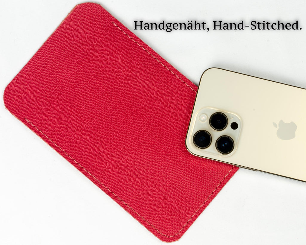 Hand-stitched Leather Case for Your Smartphone - iPhone Case, Every Stitch Sewn by Hand • iPhone Etui