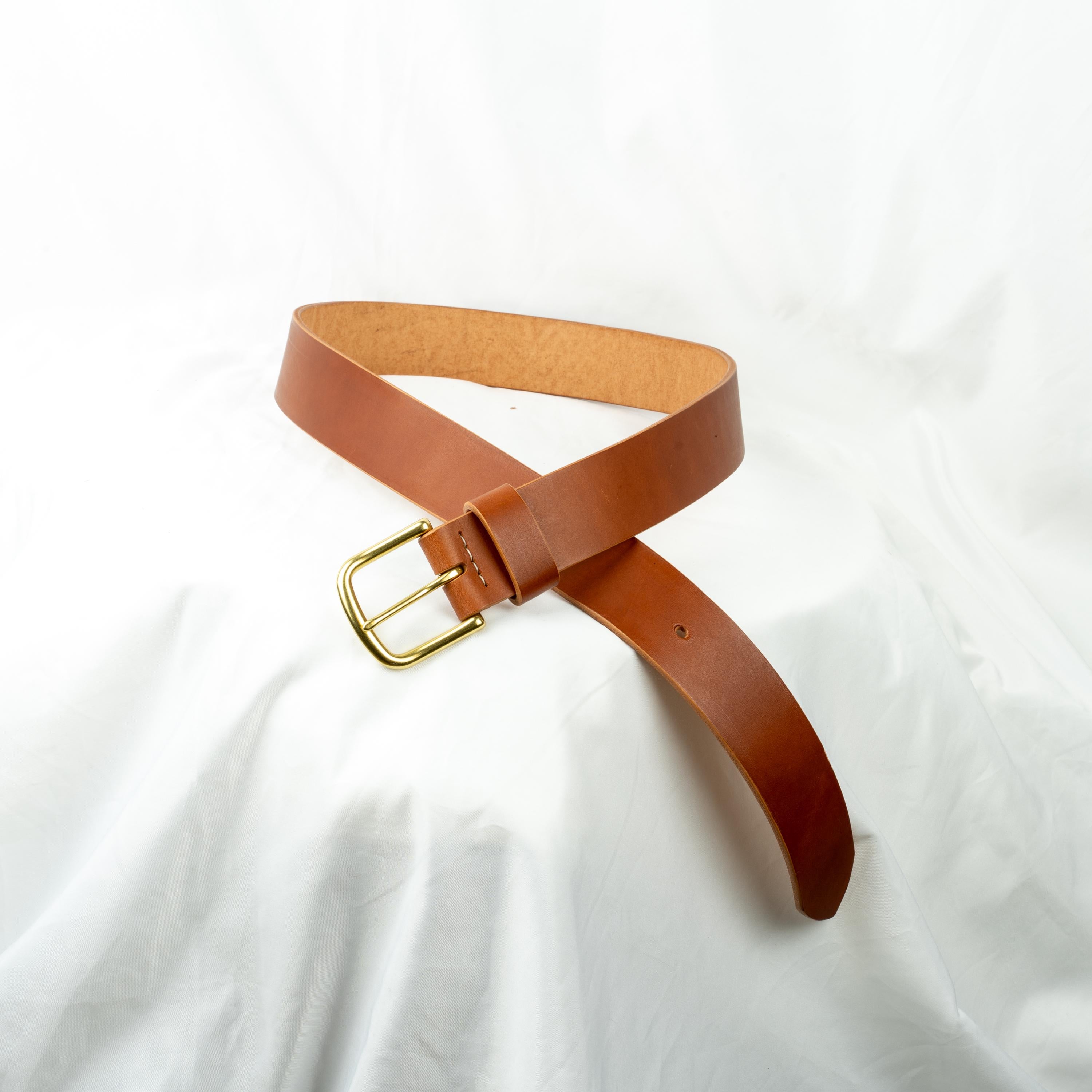 Custom-Made Leather Belt for women belt handmade leather belt | 2,5 / 3,2 / 3,8 cm jeans belt cognac leather belt | Gefit for her