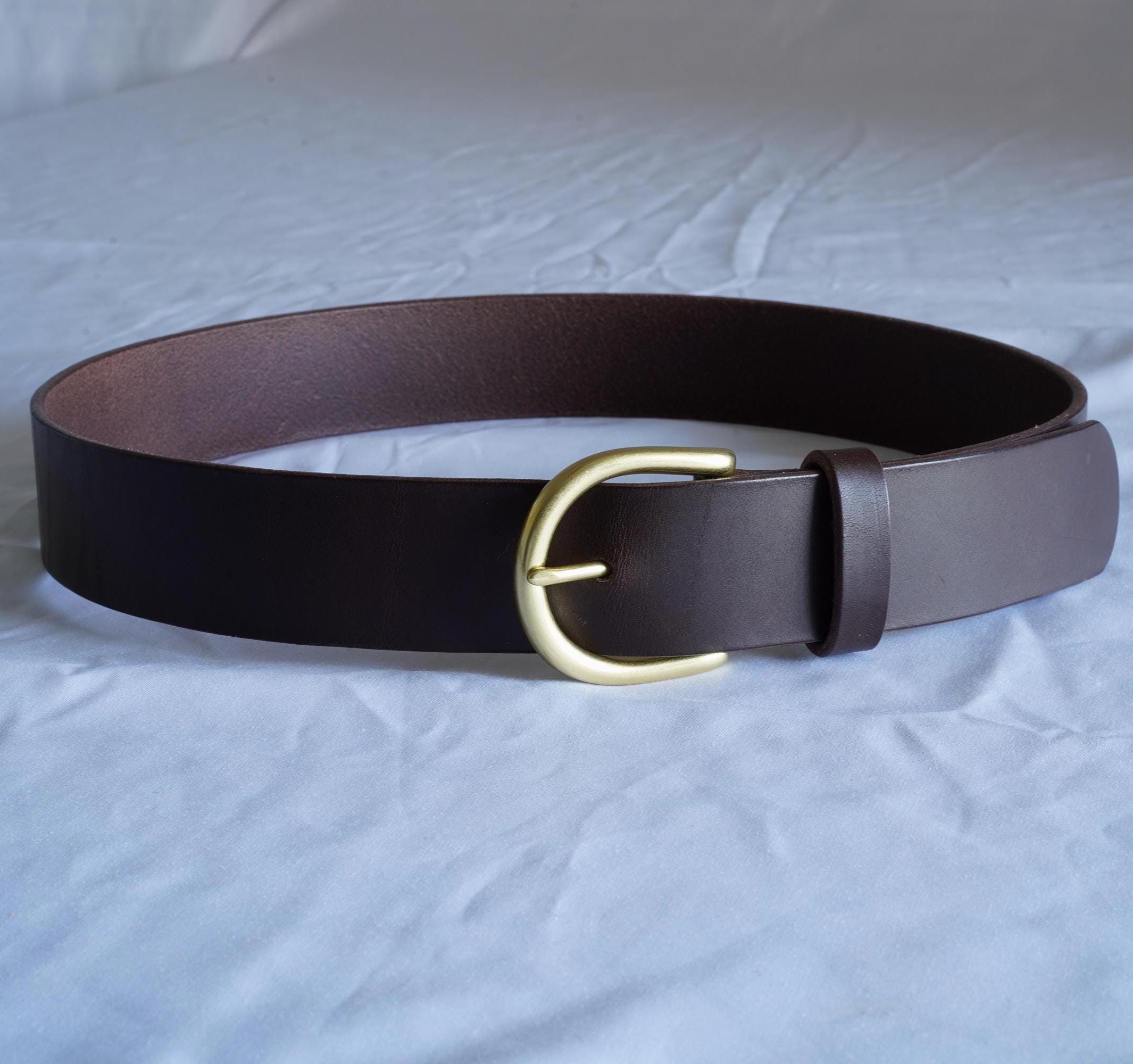 Custom made belt for women belt | Vegetable-Tanned Tuscan Leather | 2, 2,5, 3,2, 3,8 cm brown Belt for women | jeans belt