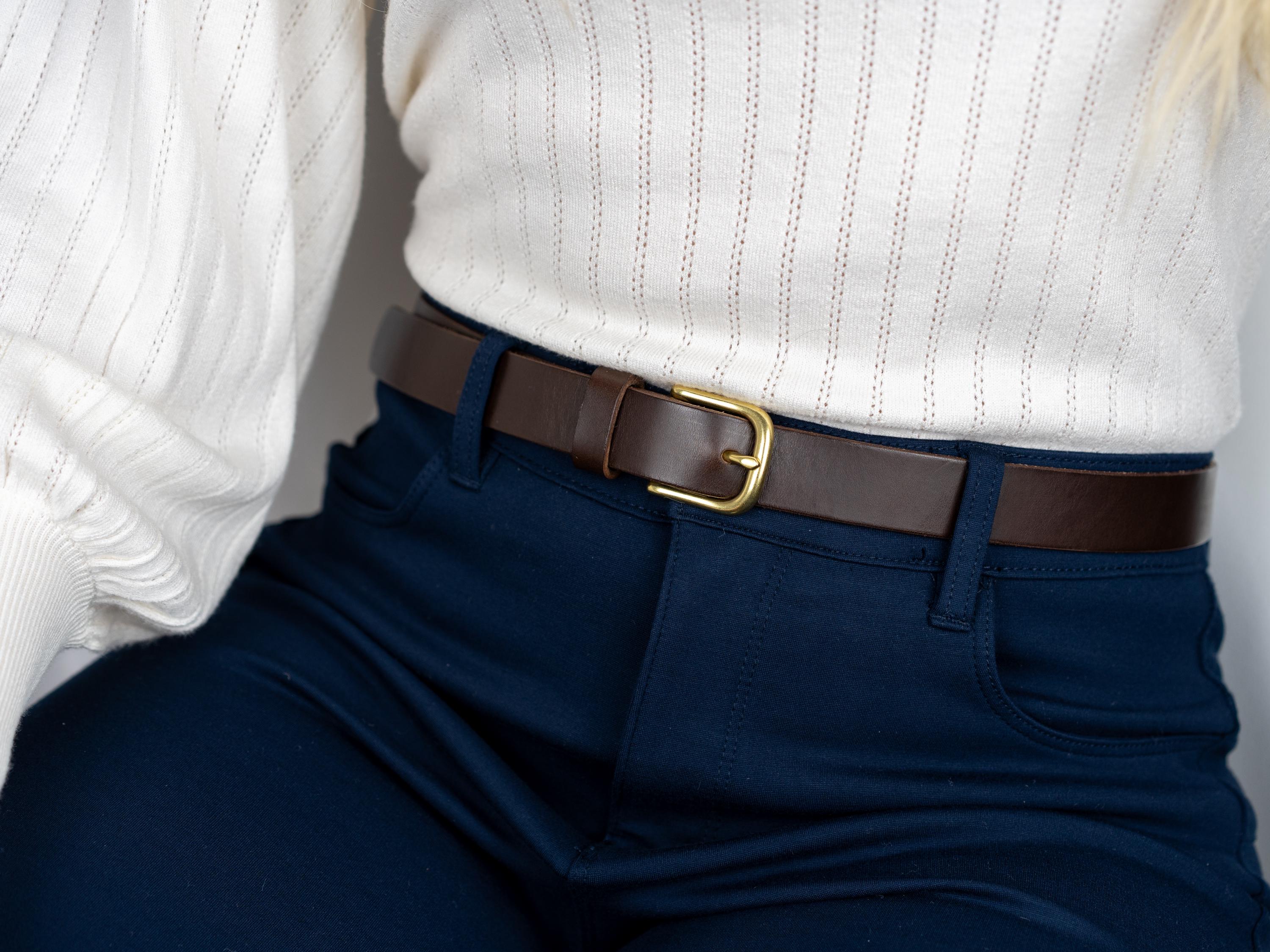 Your Custom-Made Belt from Vegetable-Tanned Tuscan Leather – Black belt for women Vintage belt brown – gift for her – gift for Christmas