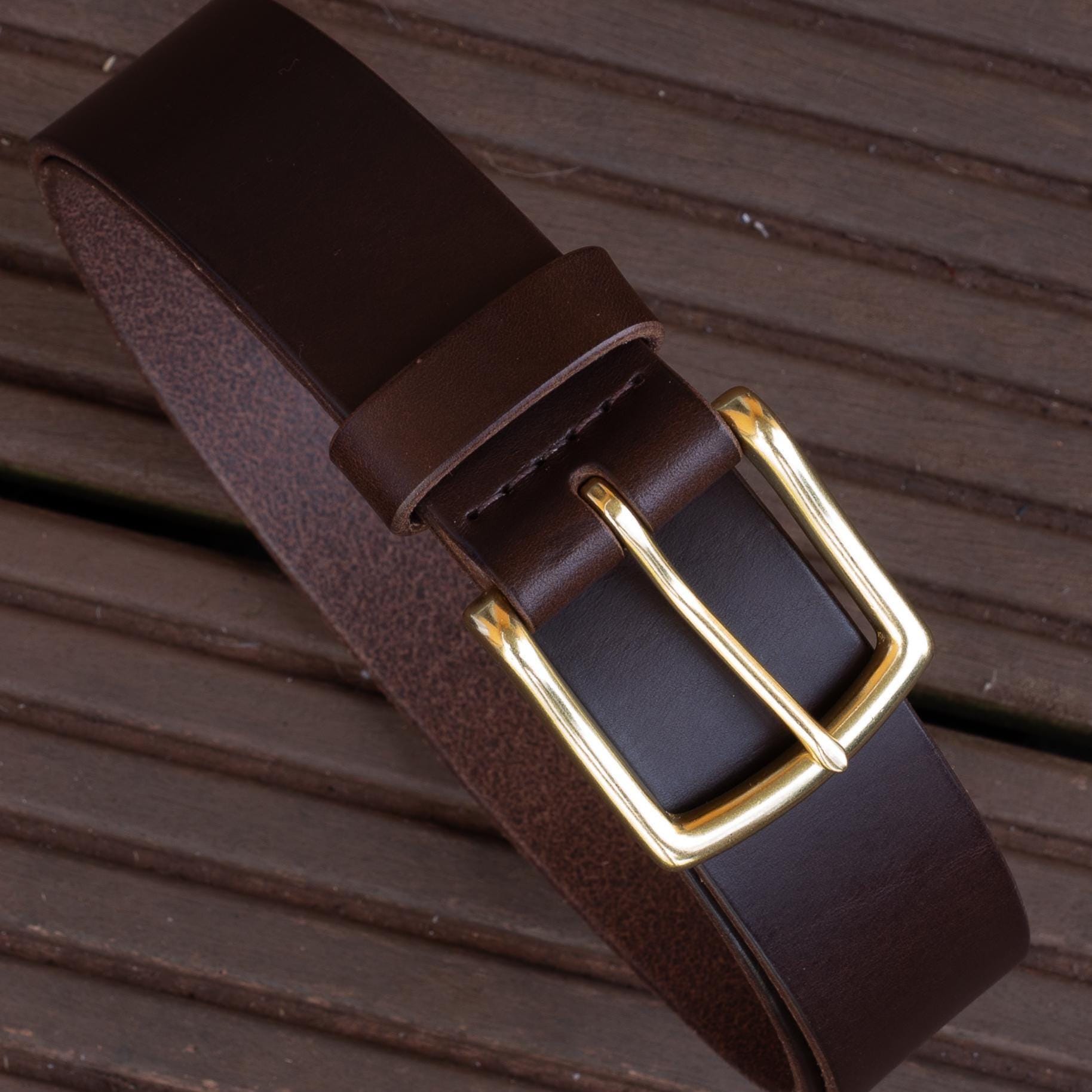 The Artisan's Belt: Custom-Made from Vegetable-Tanned Tuscan Leather | Handcrafted | Personalized Men's & Women's Belt | Heirloom Quality