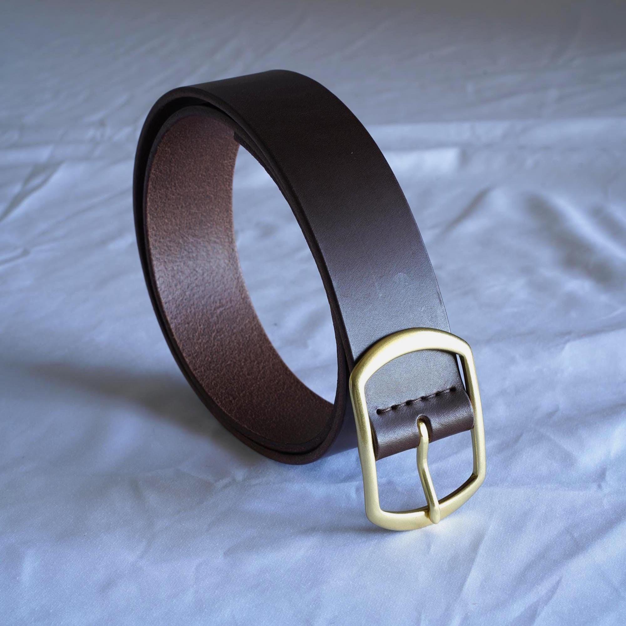 Custom-Made Leather Belt for women belt handmade women's leather belt | 3,8 cm jeans belt Vintage leather belt | Gift for her Luxury belt