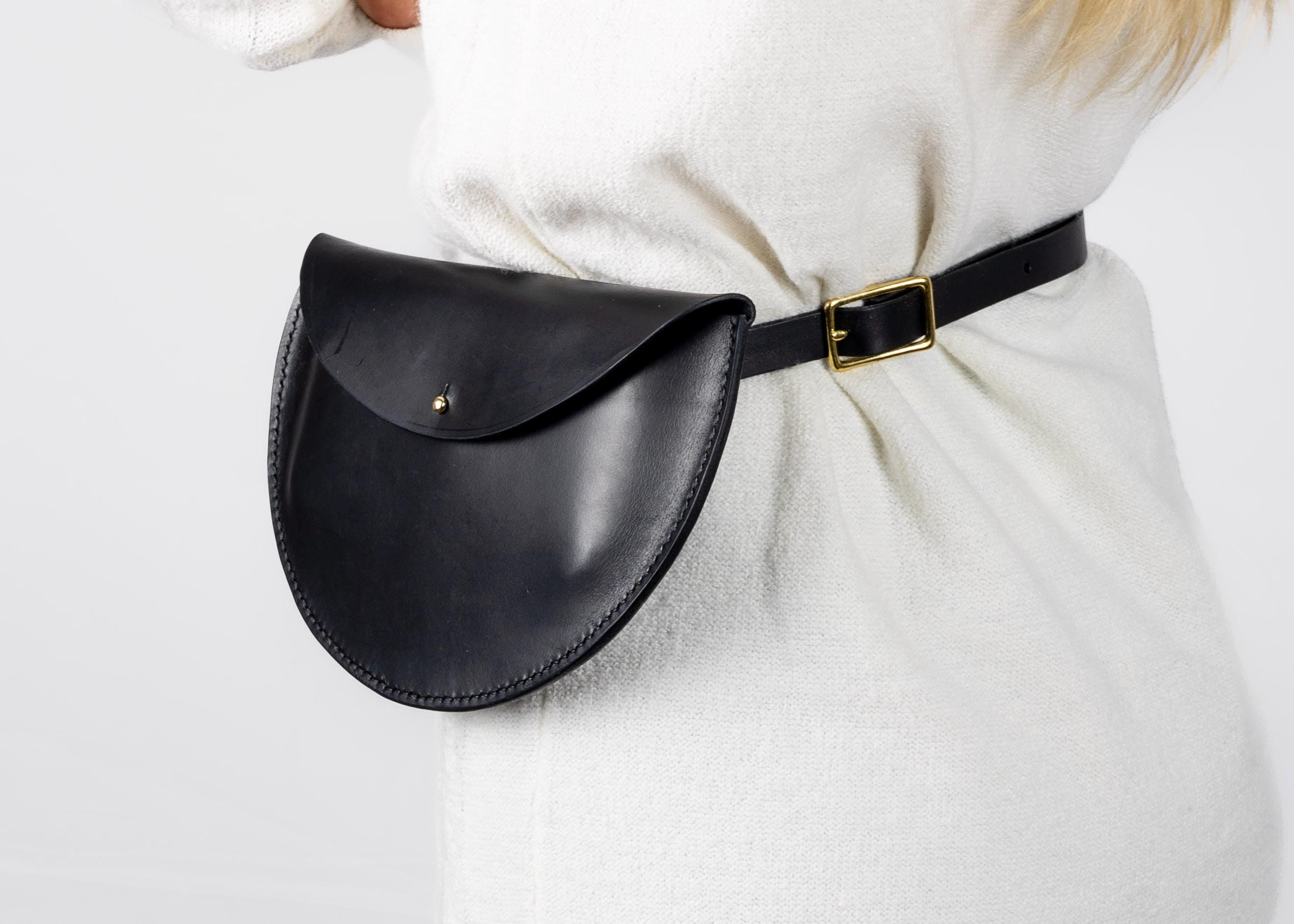 Leder Umhängetasche Gürteltasche Hüfttasche aus Leder Lederclutch Leder Bauchtasche | Leder Bauchtasche