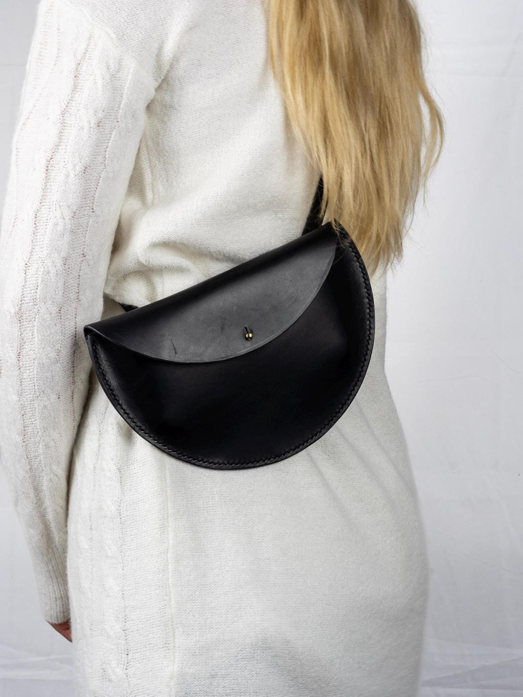 Leder Umhängetasche Gürteltasche Hüfttasche aus Leder Lederclutch Leder Bauchtasche | Leder Bauchtasche