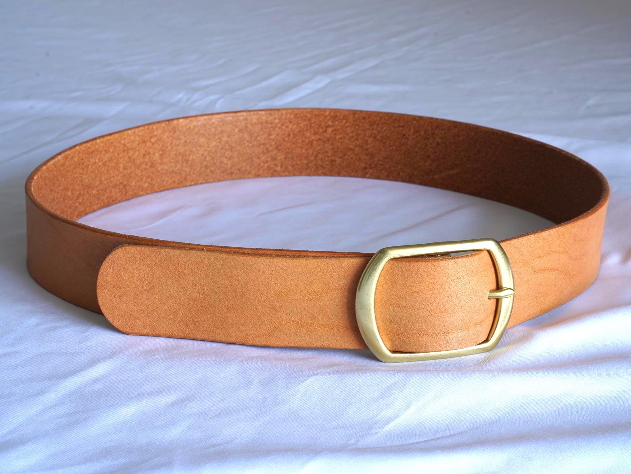 Custom made belt for women belt Vegetable-Tanned Tuscan Leather | 3,8 cm women belt for jeans belt for women vintage belt
