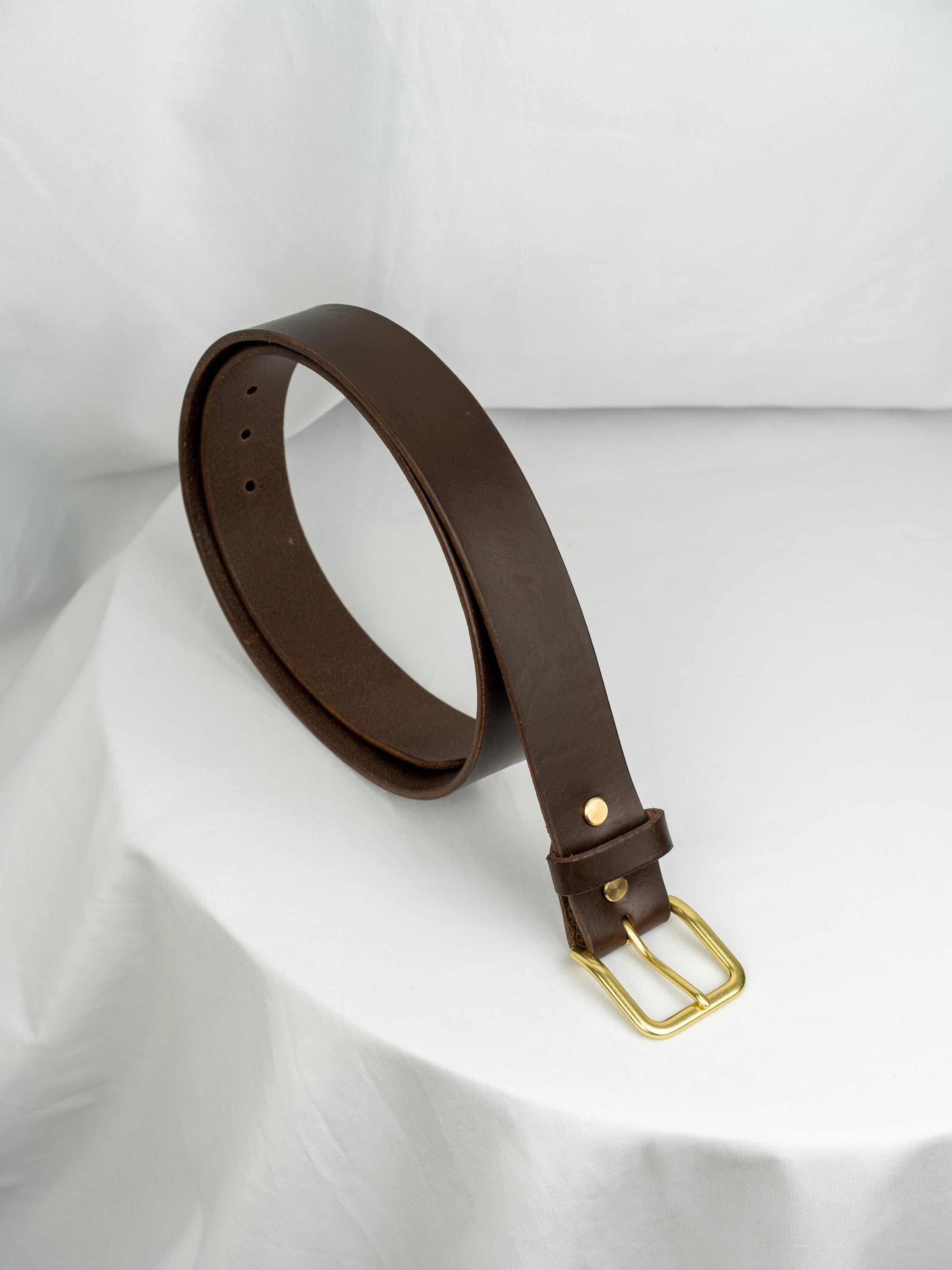 Women Men Leather Belt Custom | 3.8cm Vegetable Tanned | Unisex Jeans Belt | Jeans Belt | Black Brown Cognac Belt