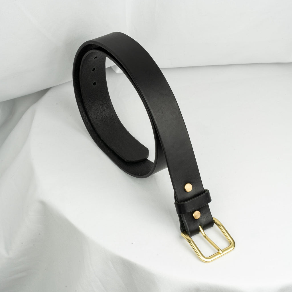 Women Men Leather Belt Custom | 3.8cm Vegetable Tanned | Unisex Jeans Belt | Jeans Belt | Black Brown Cognac Belt