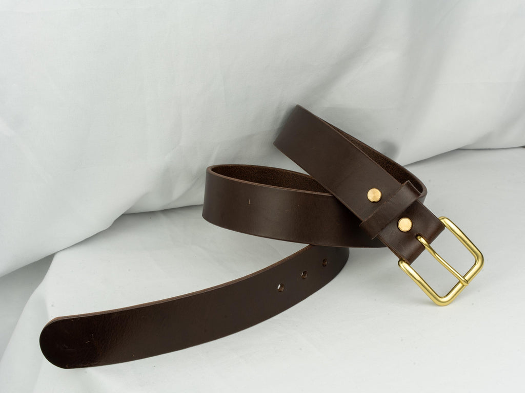 Women Men Leather Belt Custom | 3.8cm Vegetable Tanned | Unisex Jeans Belt | Jeans Belt | Black Brown Cognac Belt