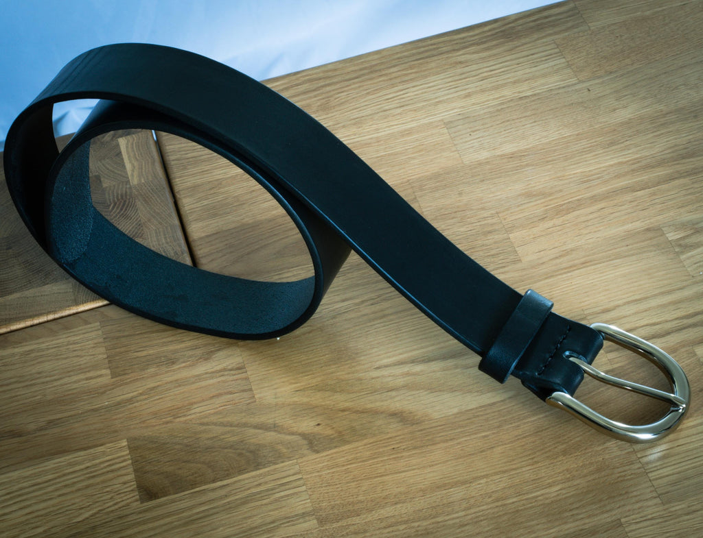 Custom-Made Leather Belt for women belt handmade leather belt | 2/ 2,5 / 3,2 / 3,8 cm jeans belt Black leather belt | Gift for her