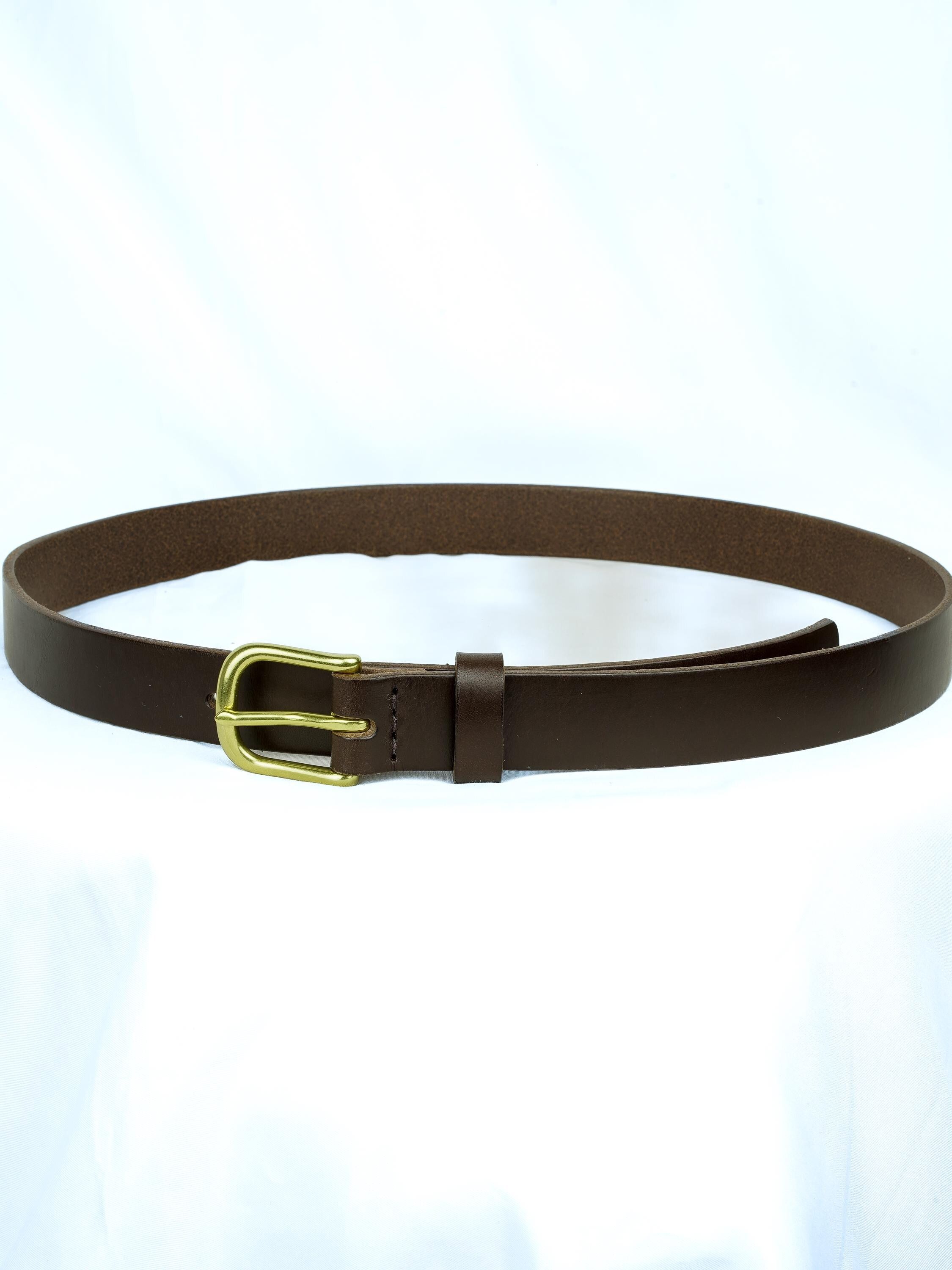 women leather belt costum-made belt for women's and Men belt | vintage leather belt | 3,2 and 3,8 cm made to order leather belt