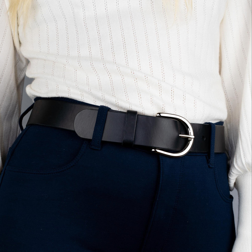 Custom-Made Leather Belt for women belt handmade women's leather belt | 3,8 cm jeans belt Vintage leather belt | Gift for her Luxury belt