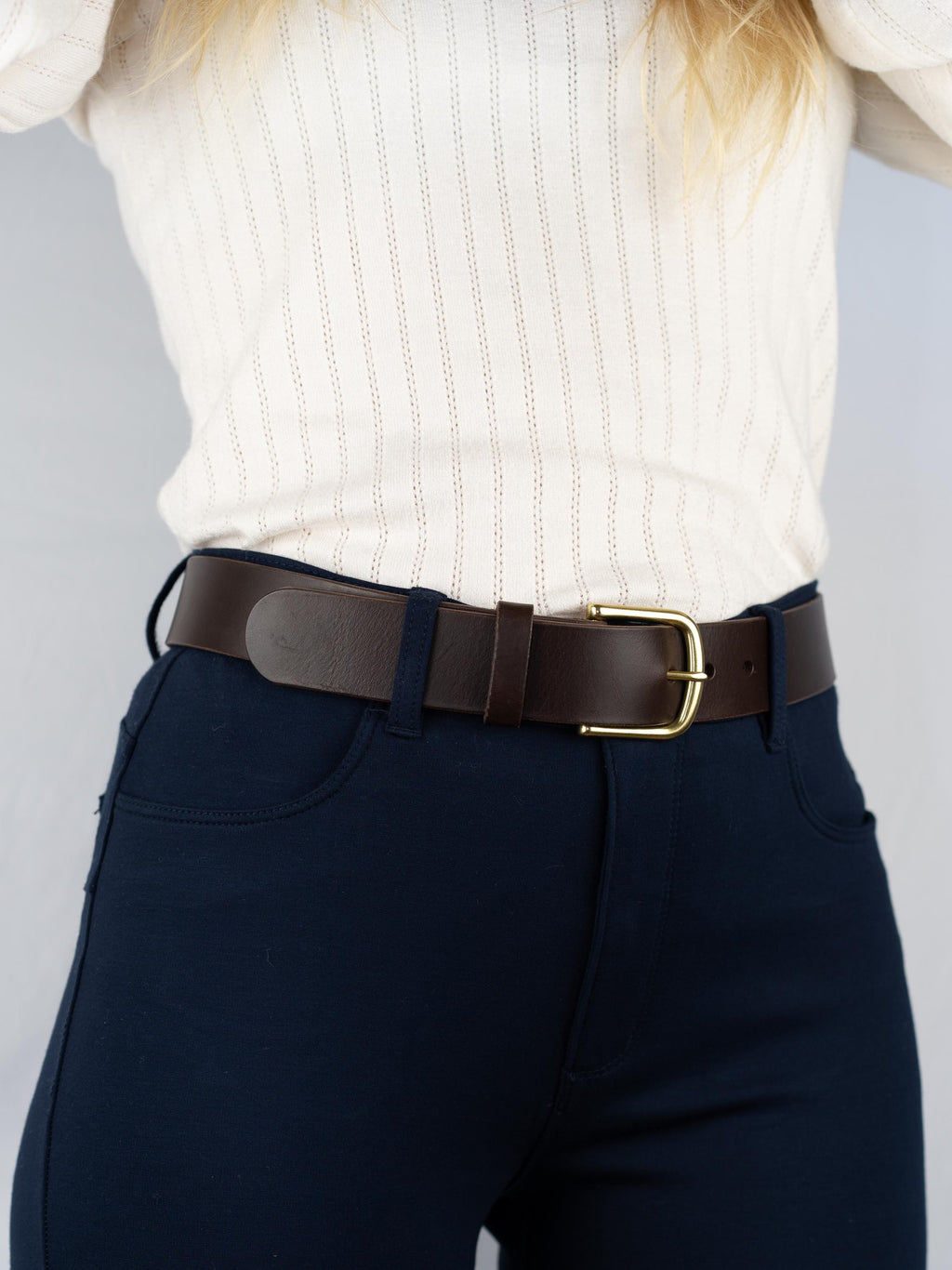 Women Men Leather Belt Custom | 3.8cm Vegetable Tanned | Unisex Jeans Belt | Jeans Belt | Brown Belt