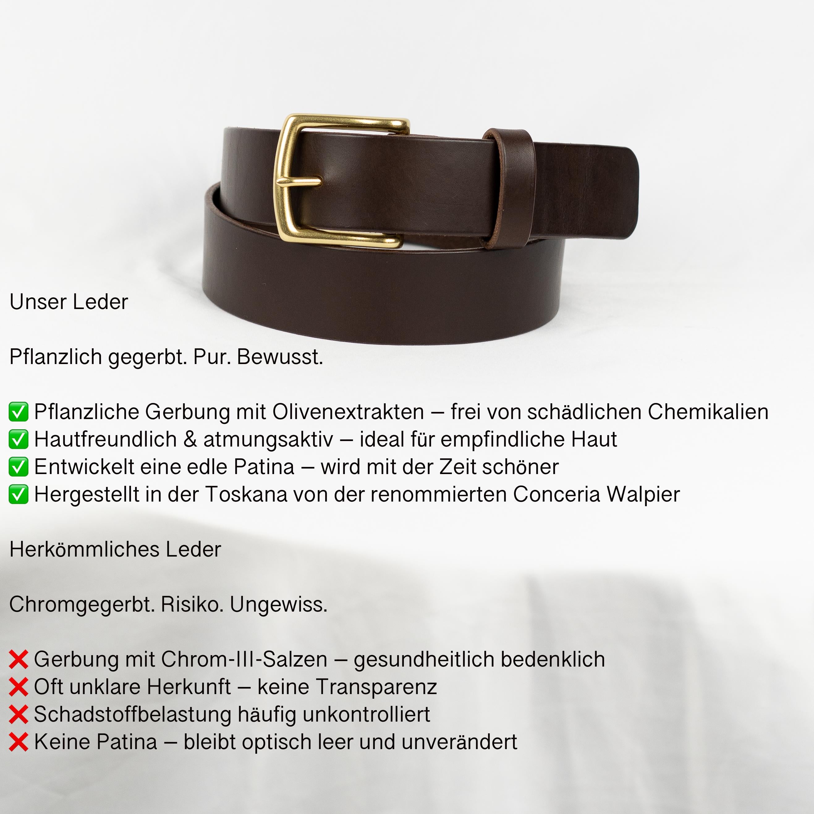 The Artisan's Belt: Custom-Made from Vegetable-Tanned Tuscan Leather | Handcrafted | Personalized Men's & Women's Belt | Heirloom Quality