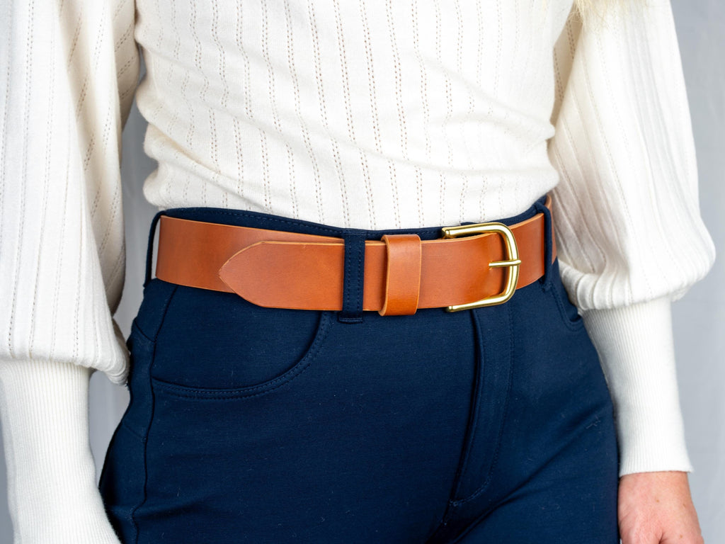 women leather belt costum-made belt for women leather belt vintage leather black belt brown / 3,8 cm made to order leather belt