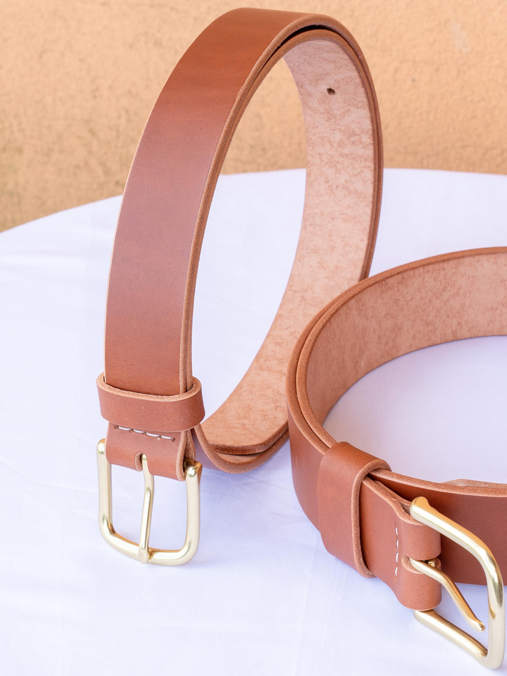 Custom-Made Leather Belt for women belt handmade women's leather belt | 3,2 cm jeans belt Vintage leather belt | Gift for her Luxury belt