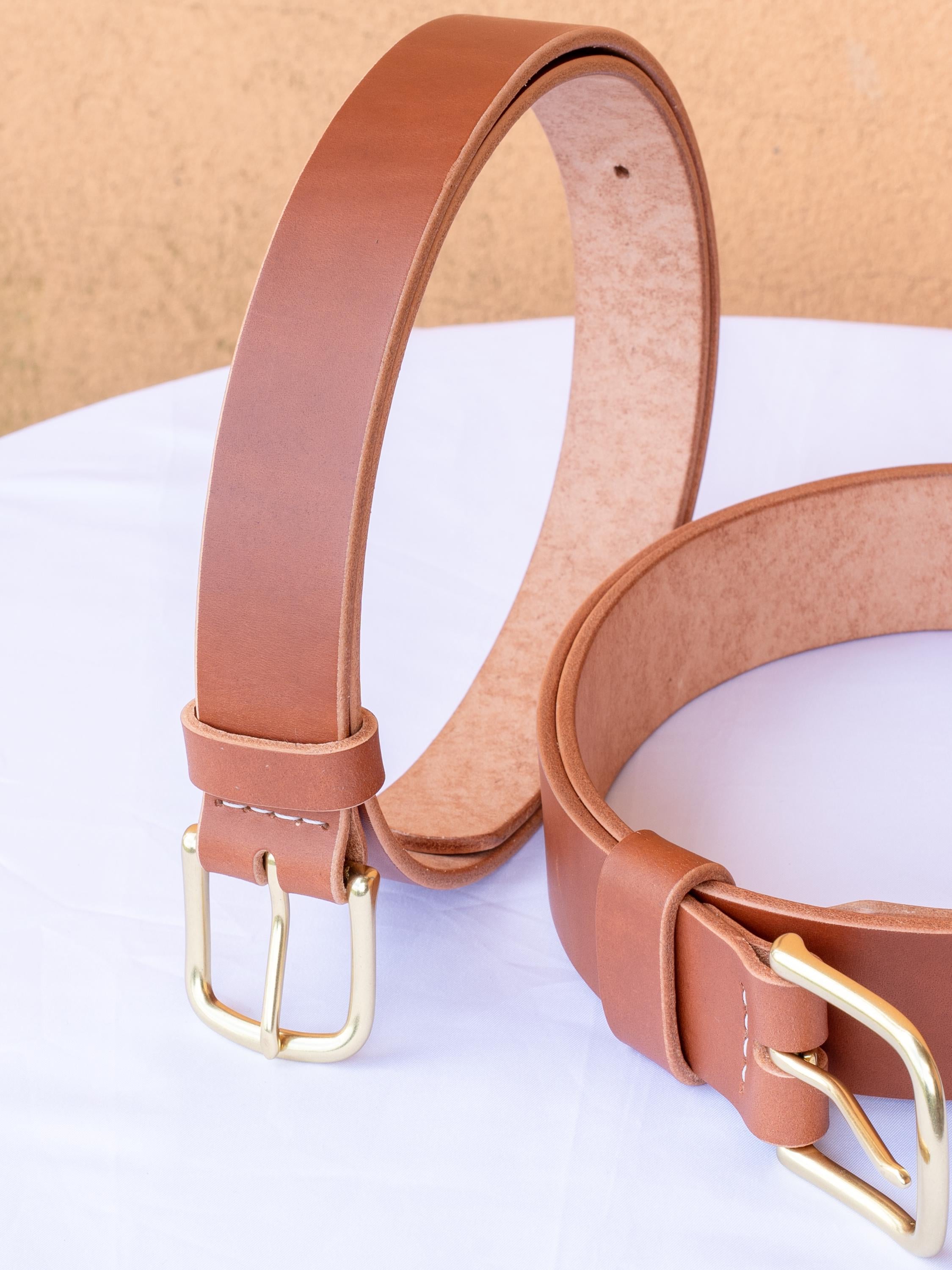 Custom-Made Leather Belt for women belt handmade women's leather belt | 3,2 cm jeans belt Vintage leather belt | Gift for her Luxury belt