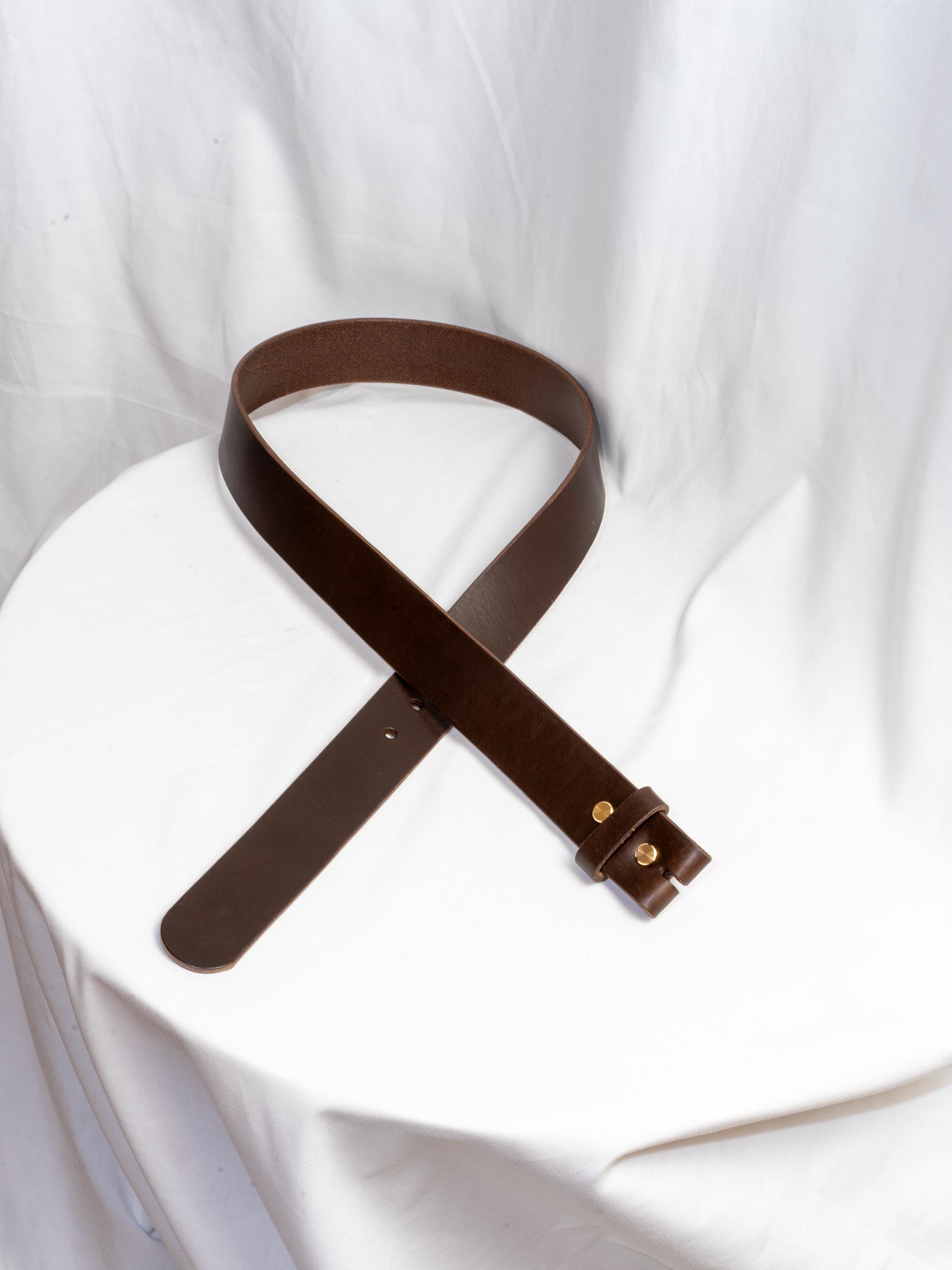 Belt Blank for Buckle | Vegetable Tanned Leather Belt Strap | Tuscan Leather | Unfinished Belt 2cm 2.5cm 3cm 3.2cm 3.5cm 3.8cm 4cm