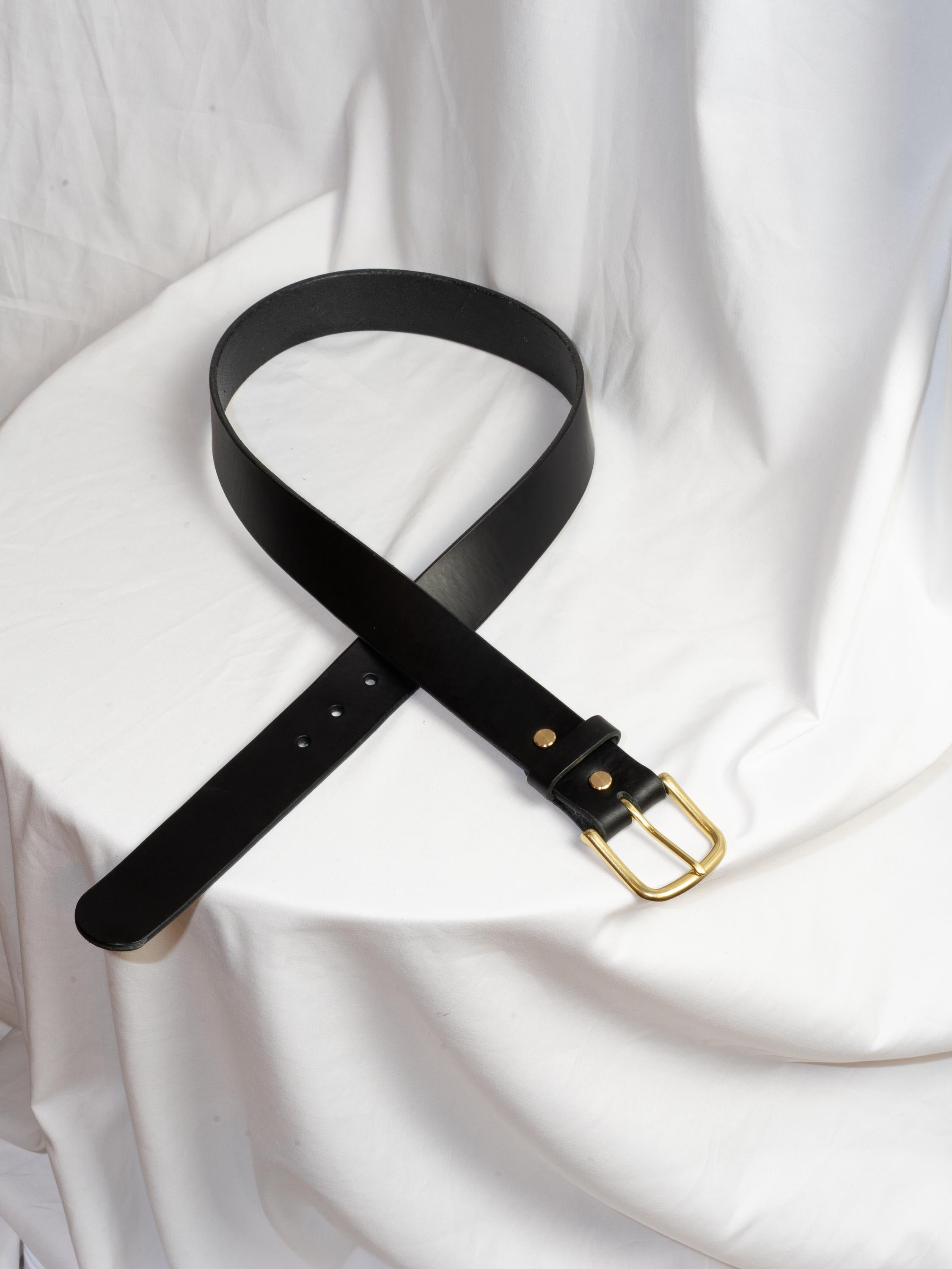 Women Men Leather Belt Custom | 3.8cm Vegetable Tanned | Unisex Jeans Belt | Jeans Belt | Black Brown Cognac Belt