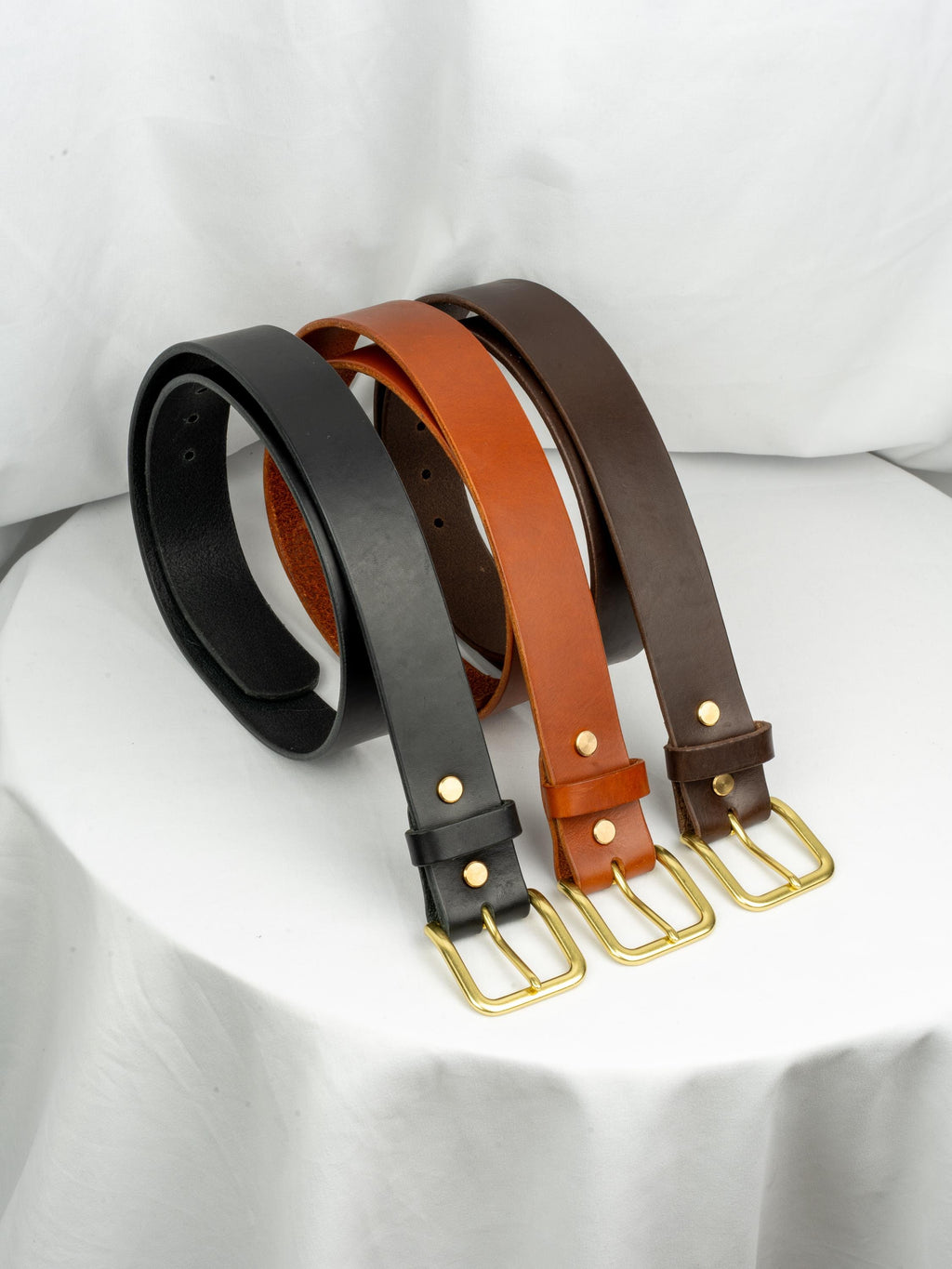 Women Men Leather Belt Custom | 3.8cm Vegetable Tanned | Unisex Jeans Belt | Jeans Belt | Black Brown Cognac Belt