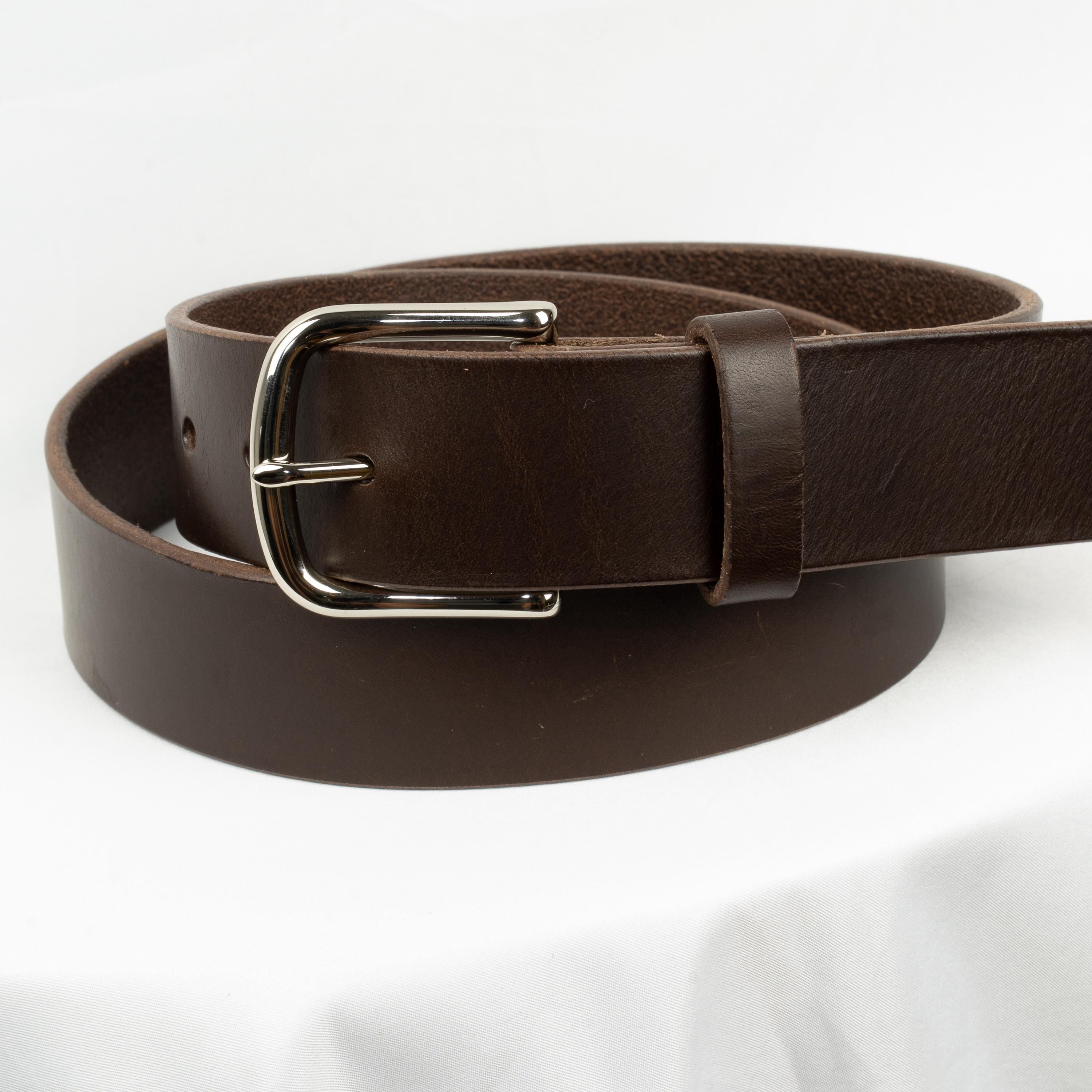 Women Men Leather Belt Custom | 3.8cm Vegetable Tanned | Unisex Jeans Belt | Jeans Belt | Brown Belt