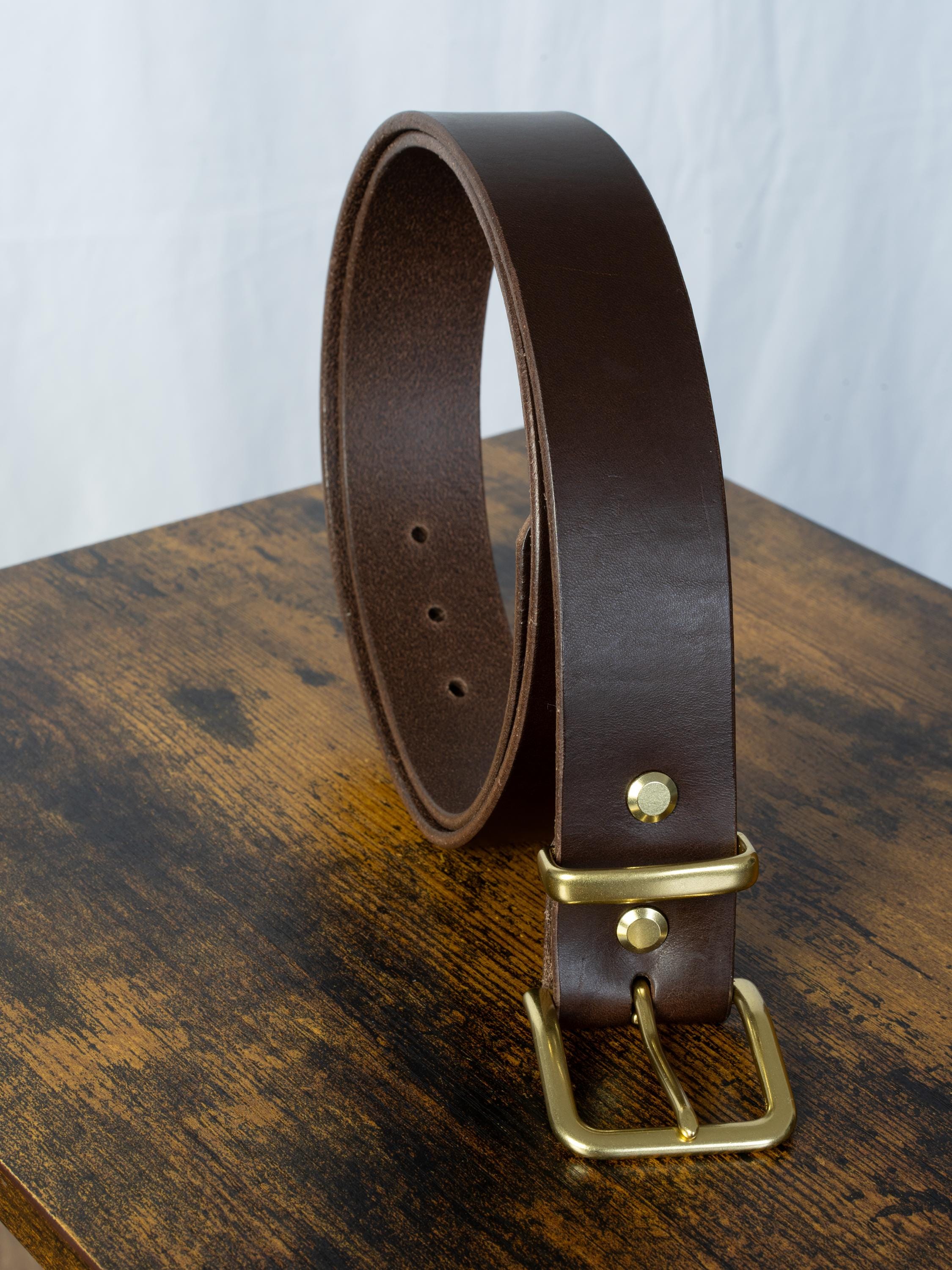 Custom-Made Leather Belt for women belt handmade women's leather belt | 3,8 cm jeans belt Vintage leather belt | Gift for her Luxury belt