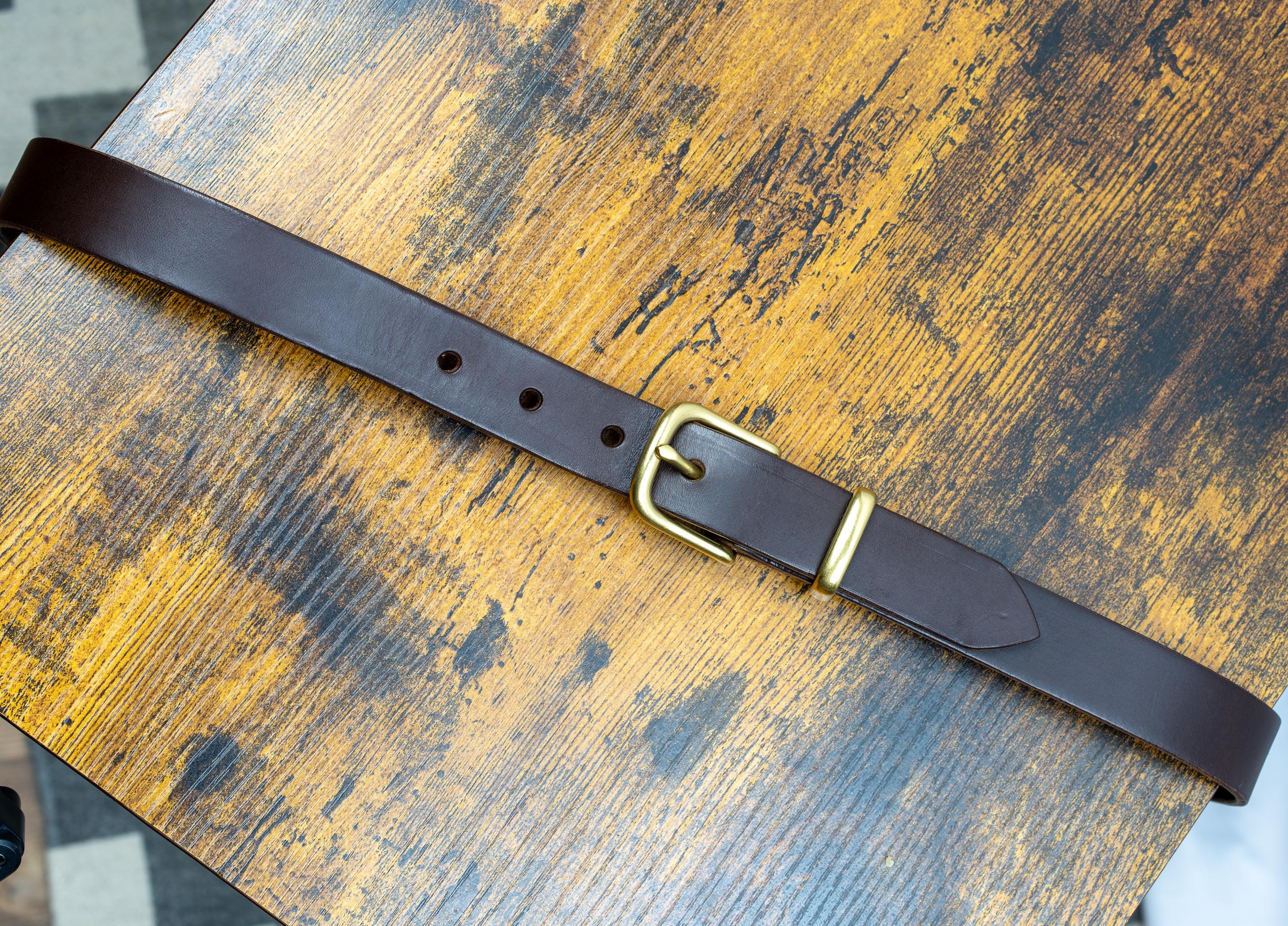 Custom-Made Leather Belt for women belt handmade women's leather belt | 2.5 cm jeans belt Vintage leather belt | Gift for her Luxury belt