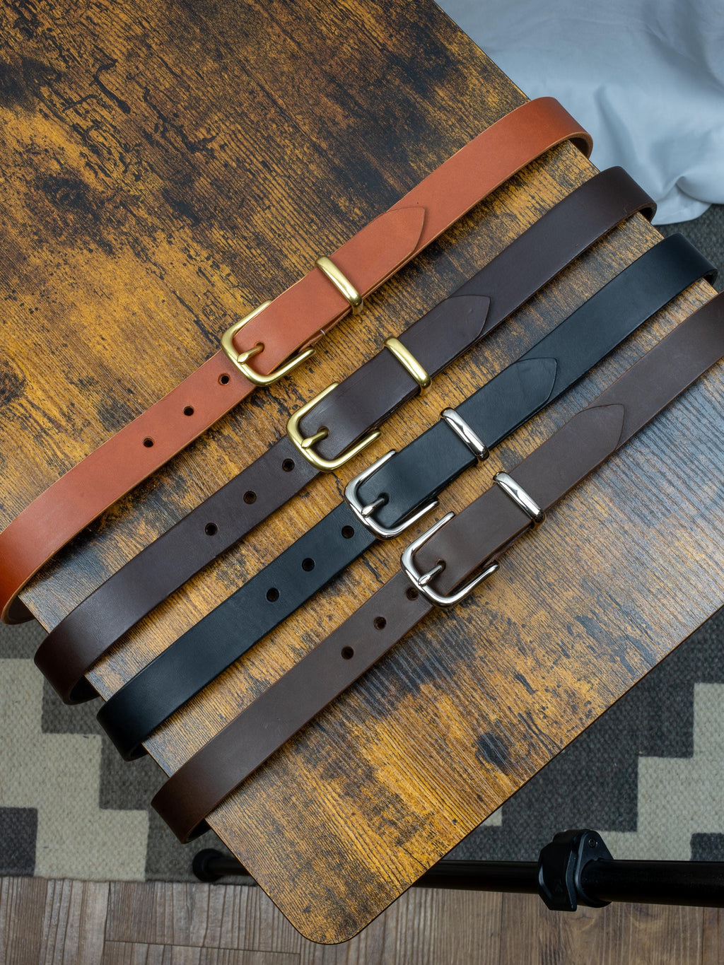Custom-Made Leather Belt for women belt handmade women's leather belt | 2.5 cm jeans belt Vintage leather belt | Gift for her Luxury belt