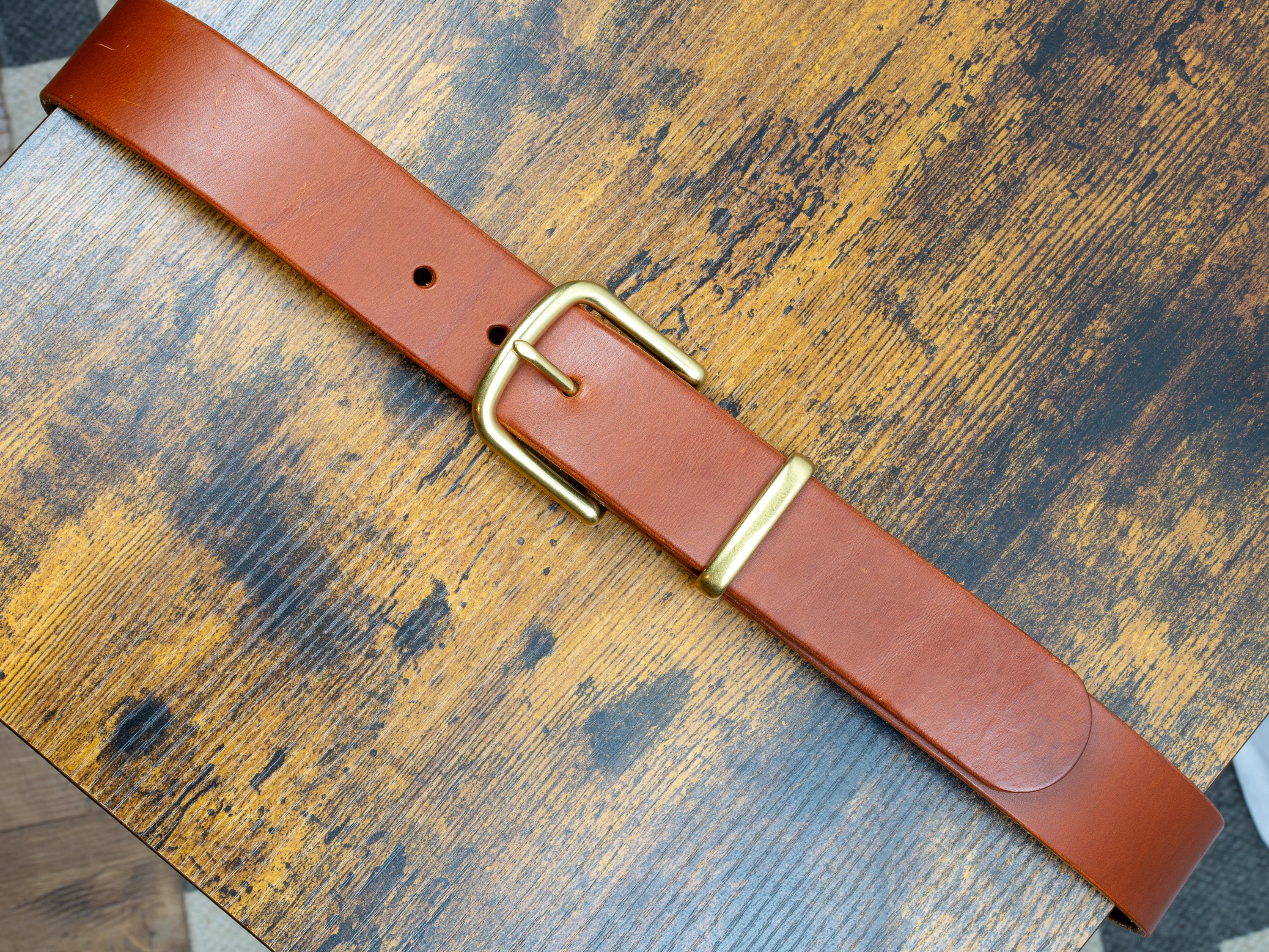 Custom-Made Leather Belt for women belt handmade women's leather belt | 3,8 cm jeans belt Vintage leather belt | Gift for her Luxury belt