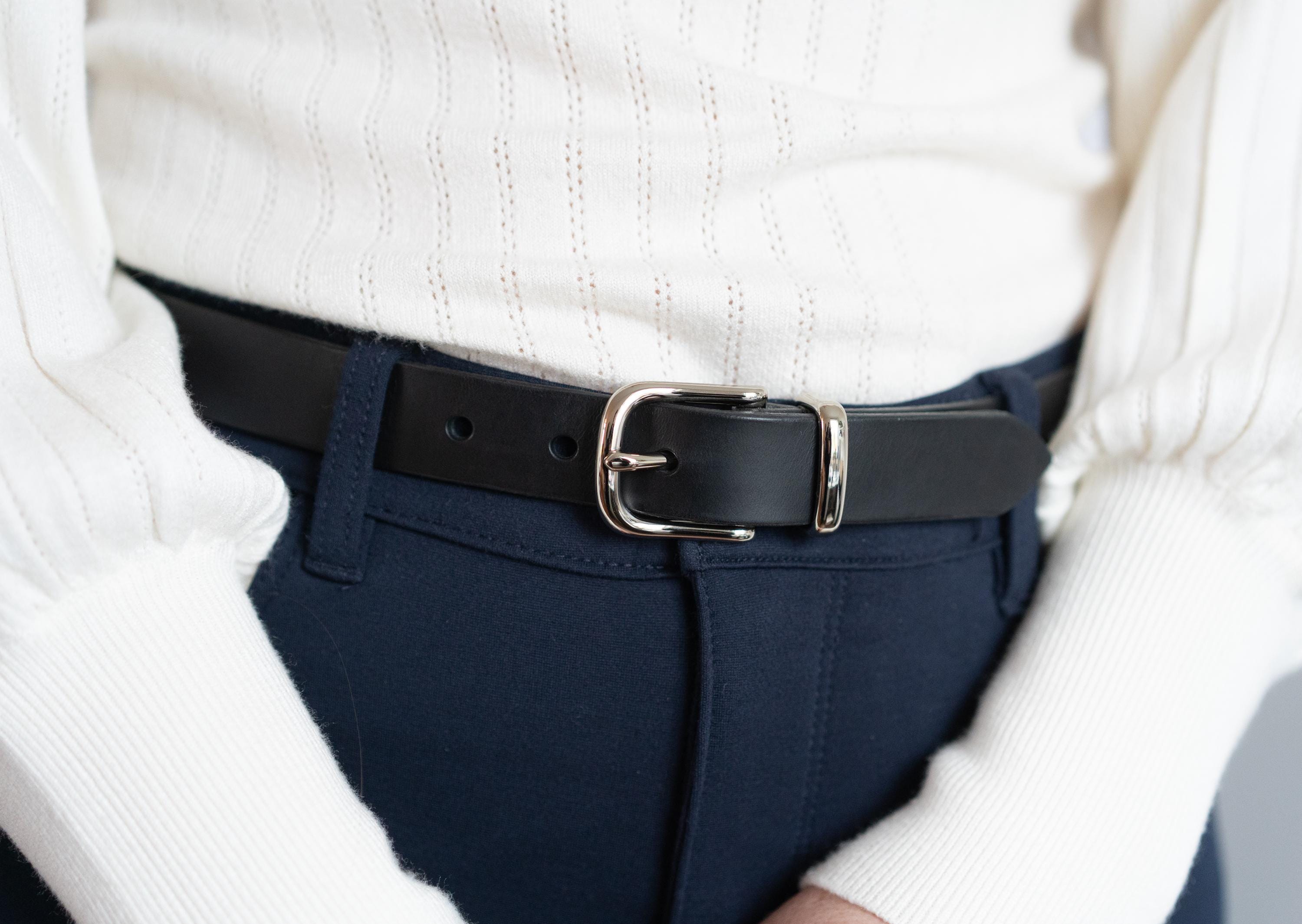 Custom-Made Leather Belt for women belt handmade women's leather belt | 2.5 cm jeans belt Vintage leather belt | Gift for her Luxury belt