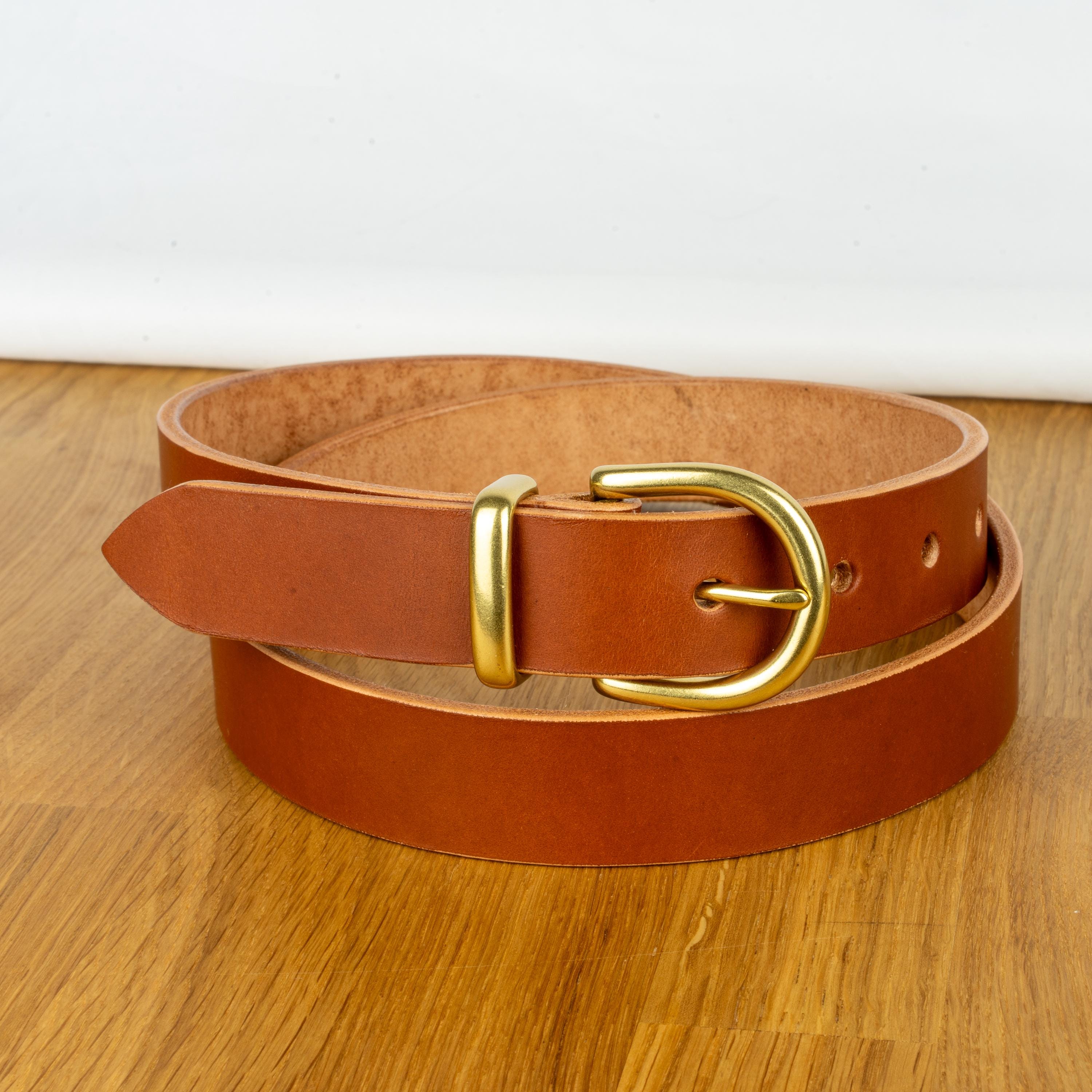 Custom-Made Leather Belt for women belt handmade women's leather belt | 2.5 cm jeans belt Vintage leather belt | Gift for her Luxury belt