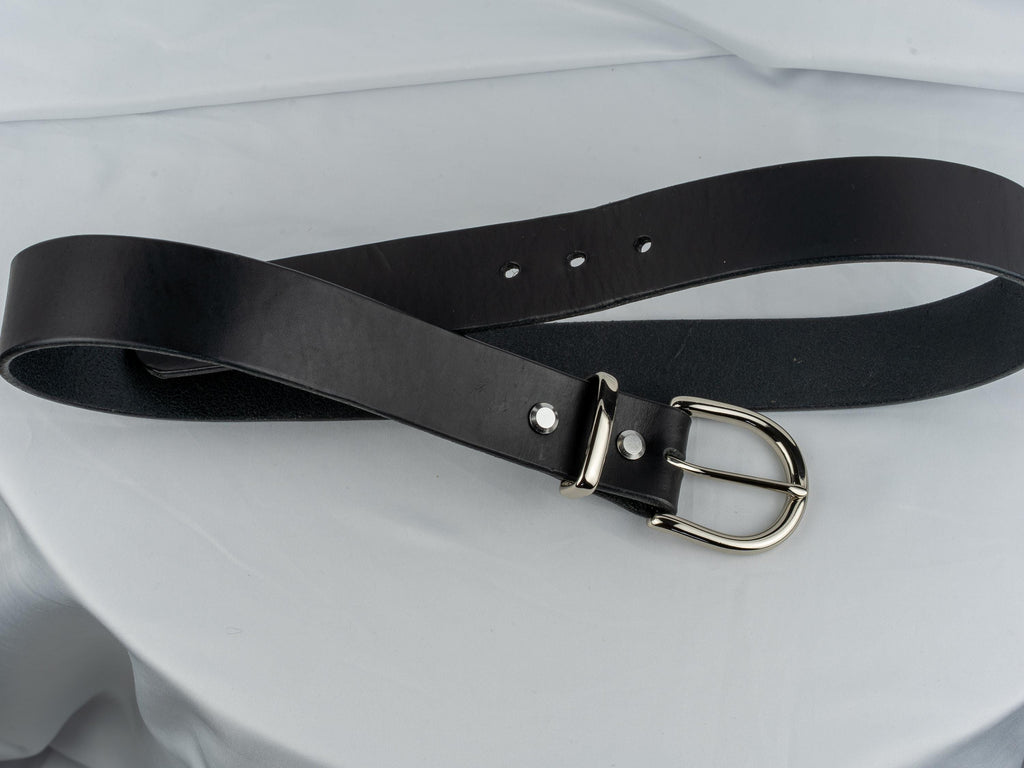 Custom-Made Leather Belt for women belt handmade women's leather belt | 3,8 cm jeans belt Vintage leather belt | Gift for her Luxury belt