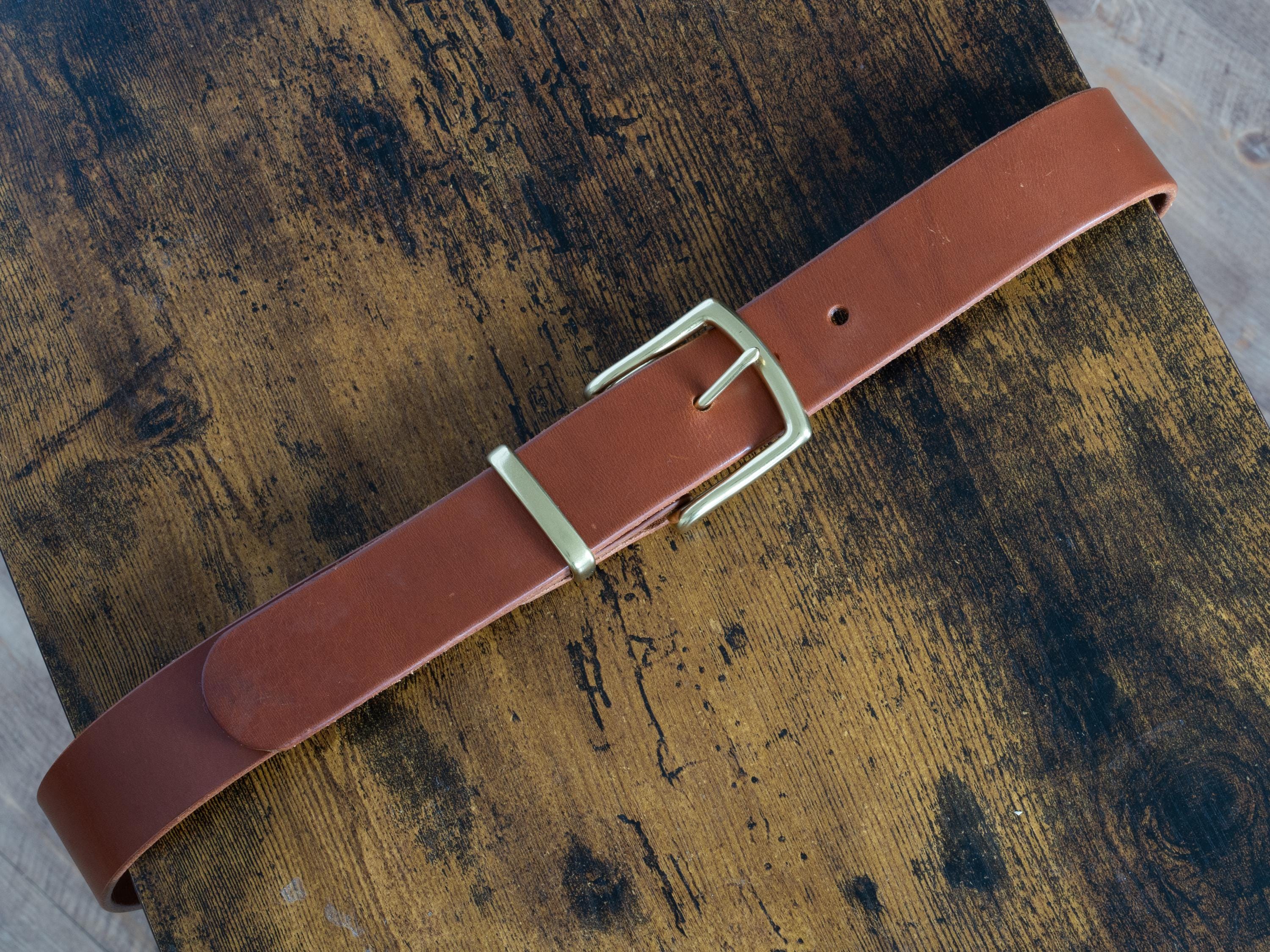 Custom-Made Leather Belt for women belt handmade women's leather belt | 3,8 cm jeans belt Vintage leather belt | Gift for her Luxury belt